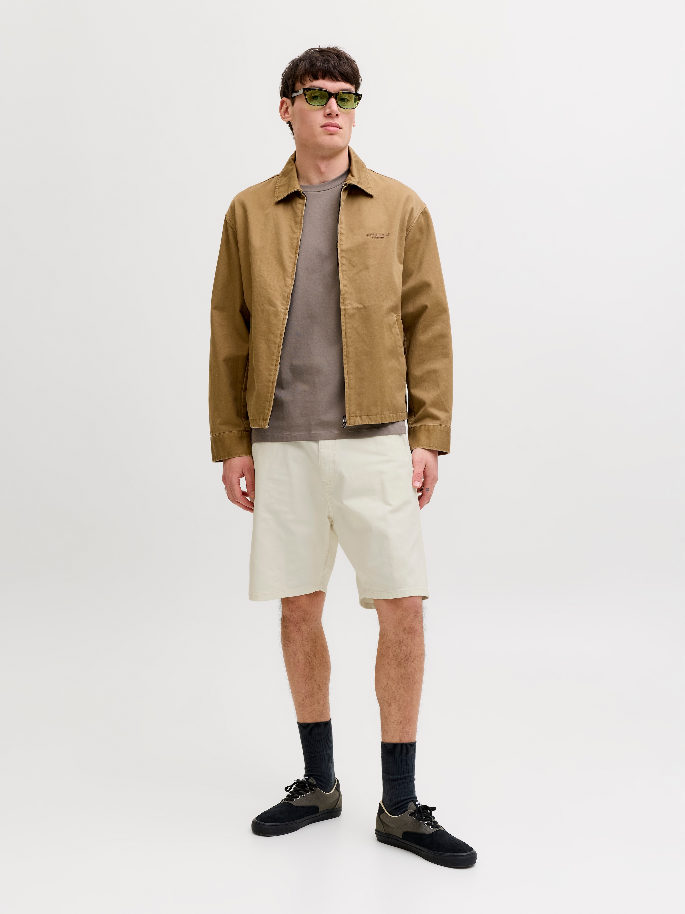 Jack & Jones Chinoshorts »JPSTTONY RAYE WORKER SHORT MID SN«  Baumwolle, 5-Pocket Style