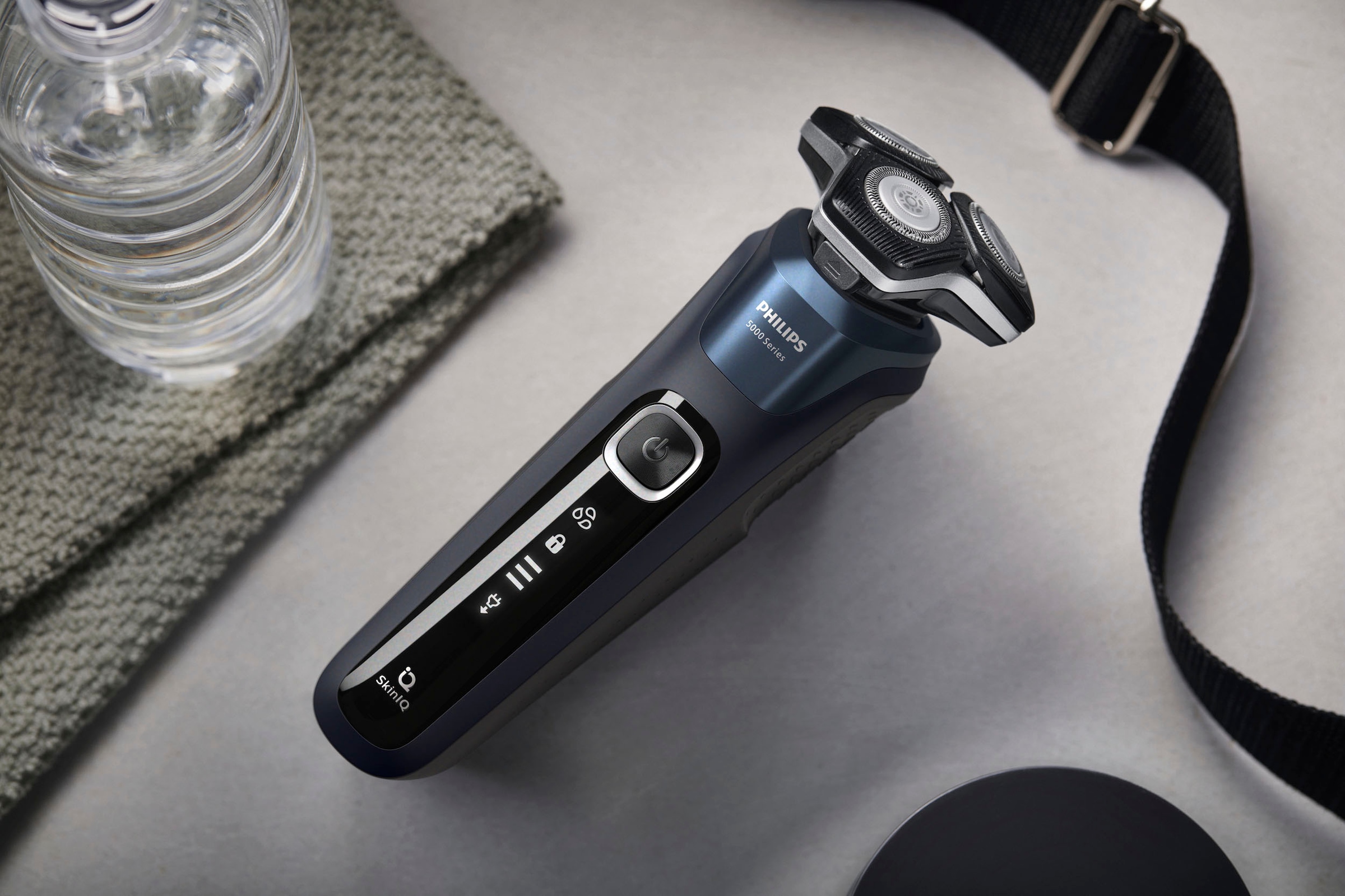 Philips Rasoirs électriques »Shaver Series 5000 S5885/35« Tondeuse de précision escamotable étui, niveau de charge, avec technologie SkinIQ