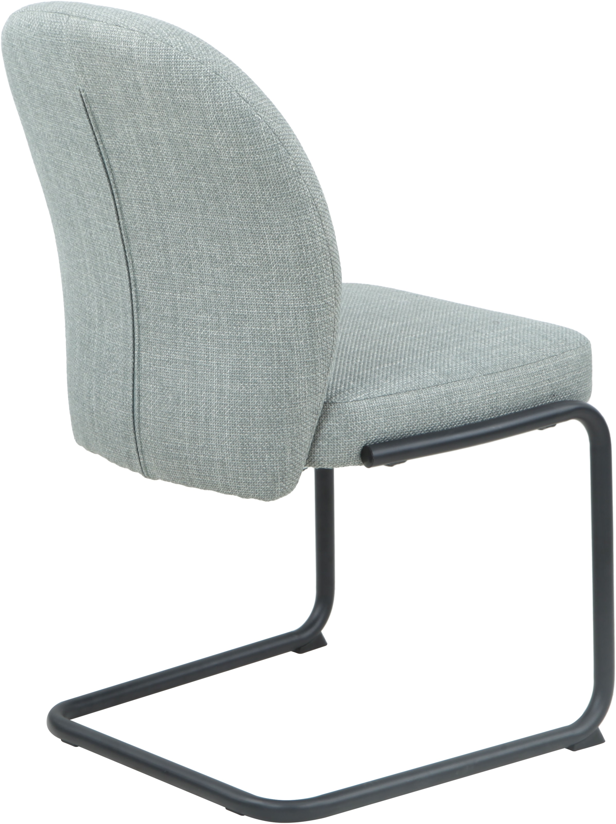 HELA Freischwinger »KAREN«, (Set), 2 St., Esszimmerstuhl, Rundrohrgestell, gepolstert, Webstoff, Schwingstuhl