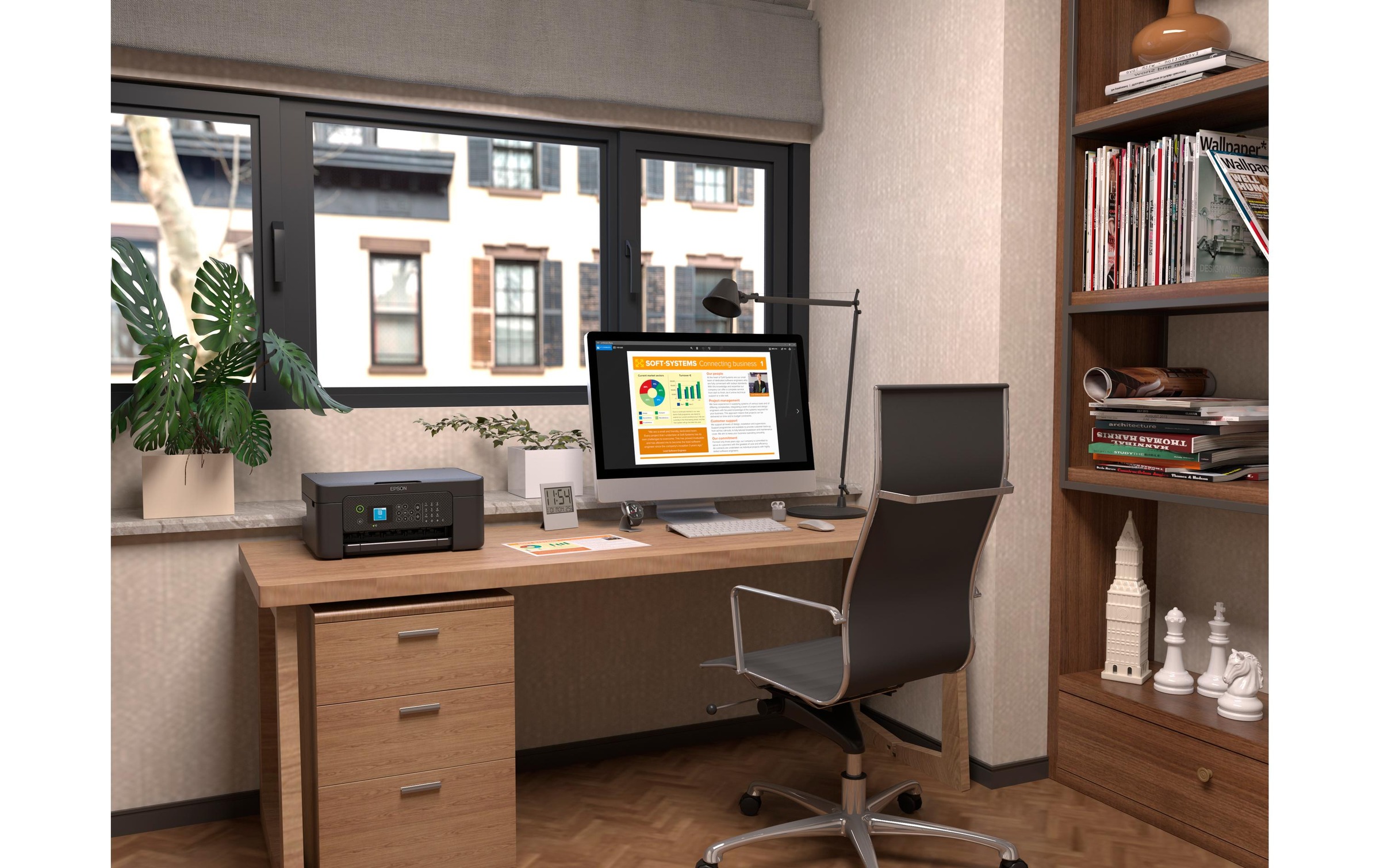 Epson Multifunktionsdrucker »Epson Workforce WF-2910DWF schwarz«