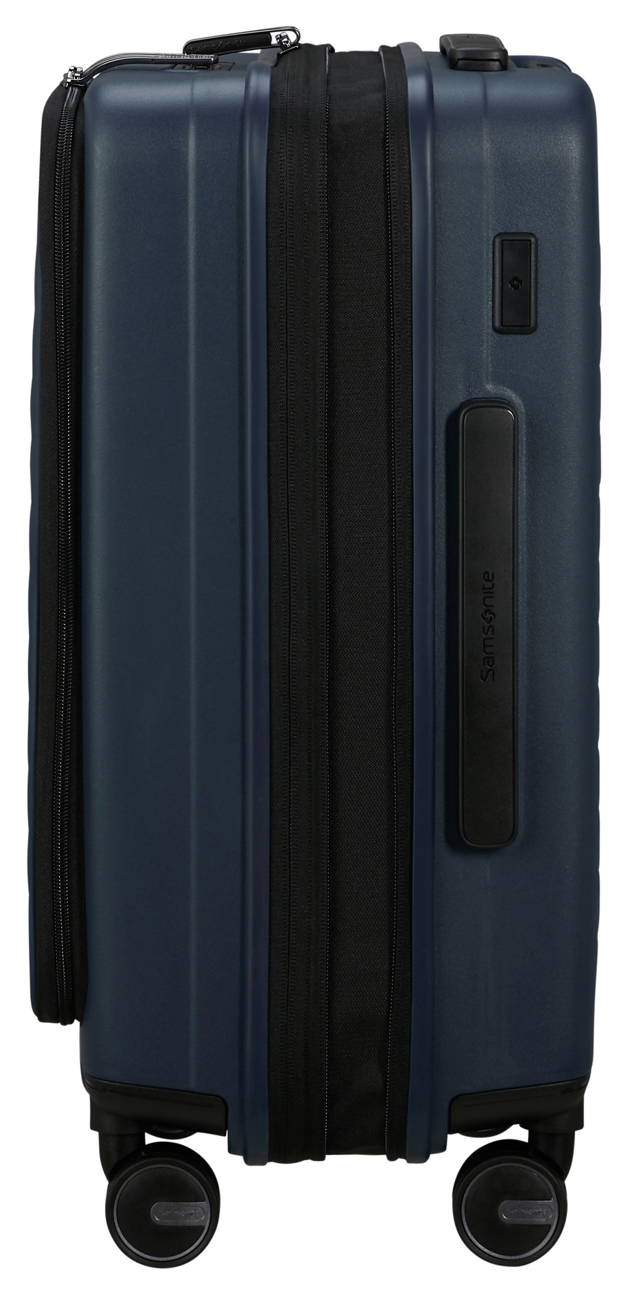 Samsonite Hartschalen-Trolley »RESTACKD, verschiedene Grössen und Farben«, (mit Packtaschen), 4 Rollen, Reisekoffer mit TSA Schloss Volumenerweiterung Packtaschen