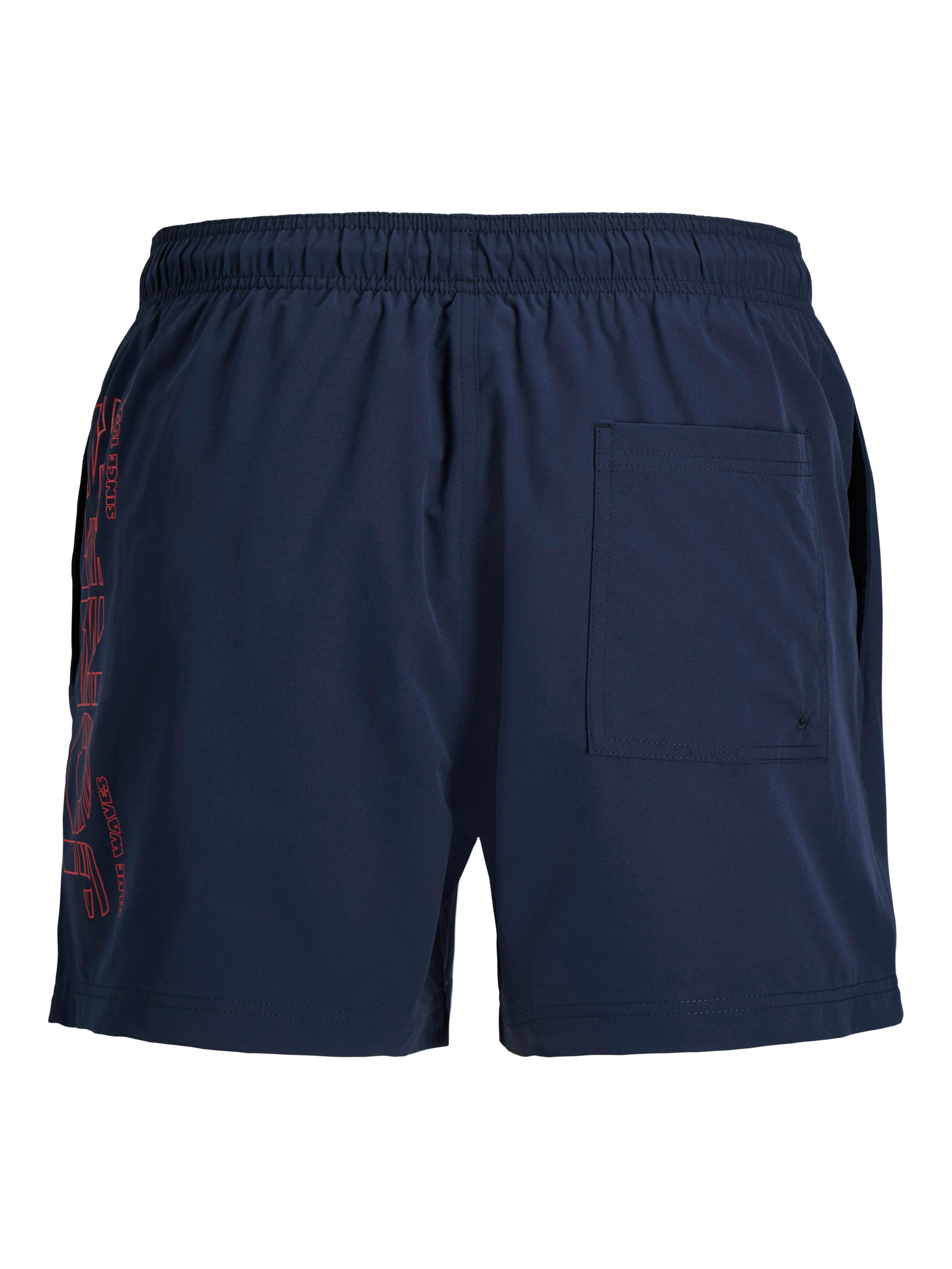 Jack & Jones PlusSize Badeshorts »JPSTMAUI WAVE LOGO SWIM SHORTS SN PLS« Kunstfaser, mit elastischem Bund, normal geschnitten