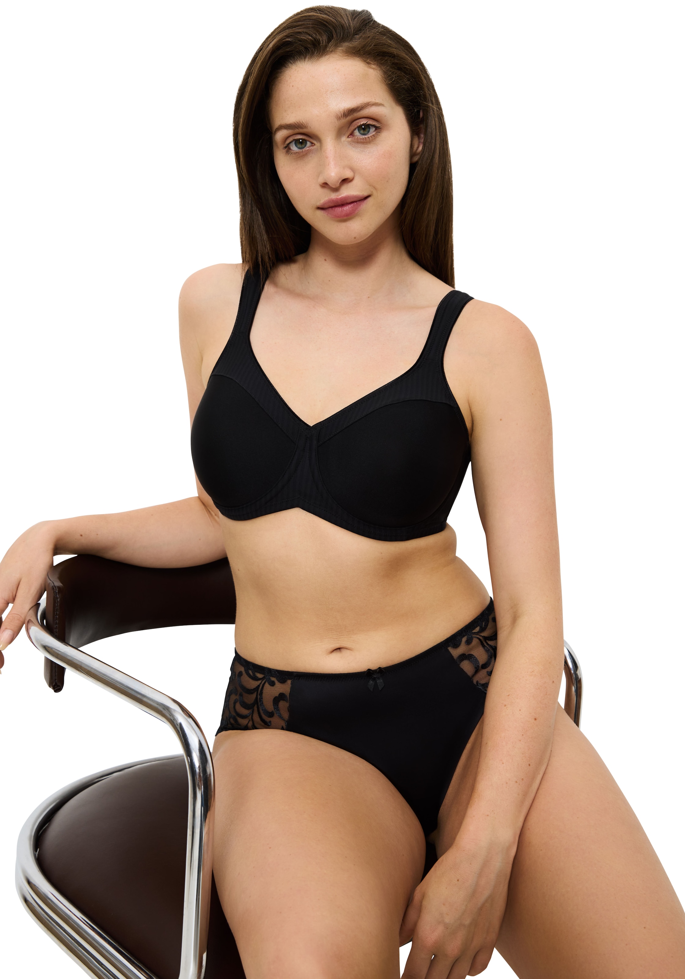 Triumph Minimizer-BH »Modern Soft+Cotton W01«, verkleinert die Brust optisch um eine Cup-Grösse