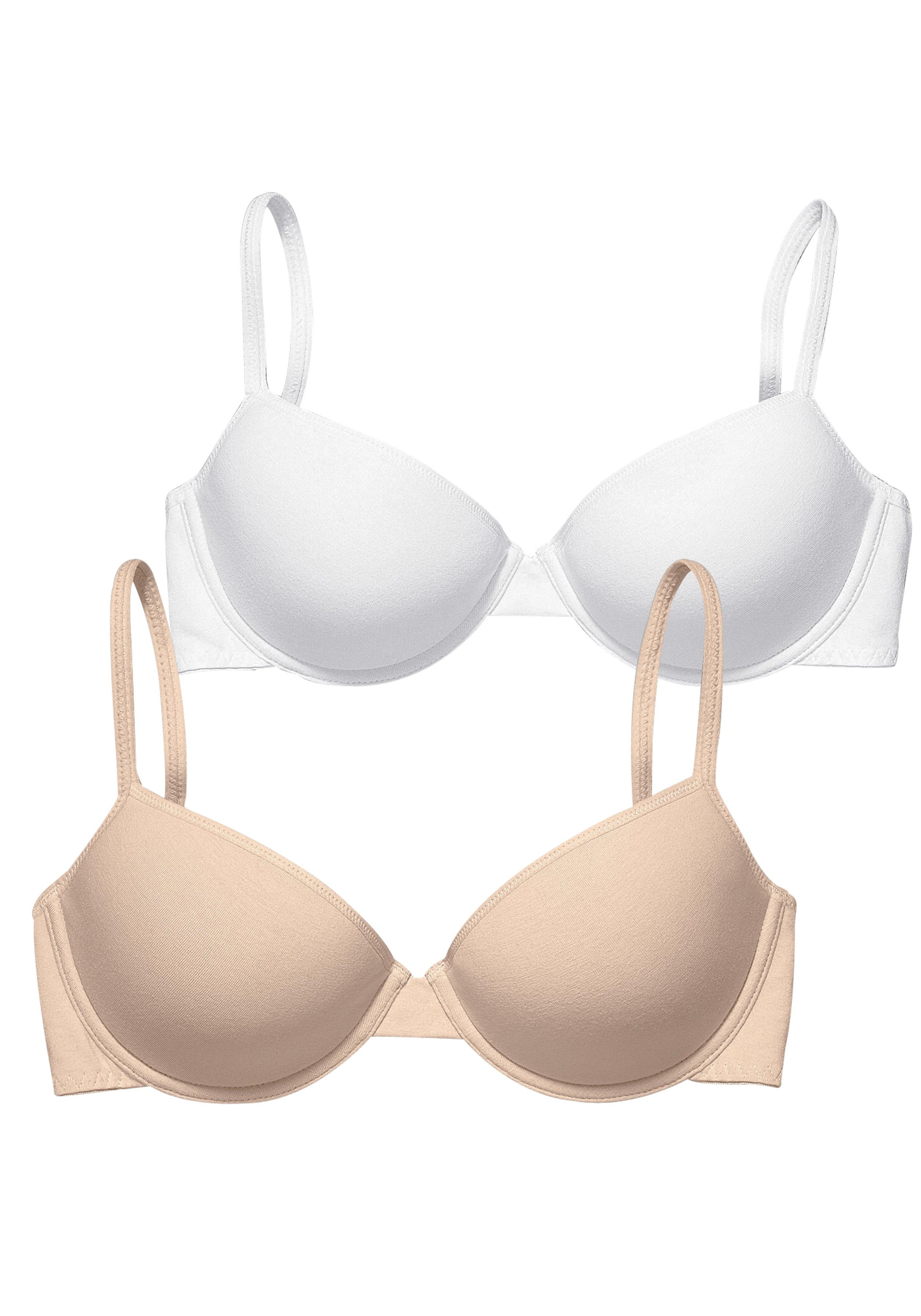 bestellen Bügel, fleur Stück), Basic (Packung, Dessous Schalen-BH, mit aus petite 2 Baumwolle, ♕ versandkostenfrei