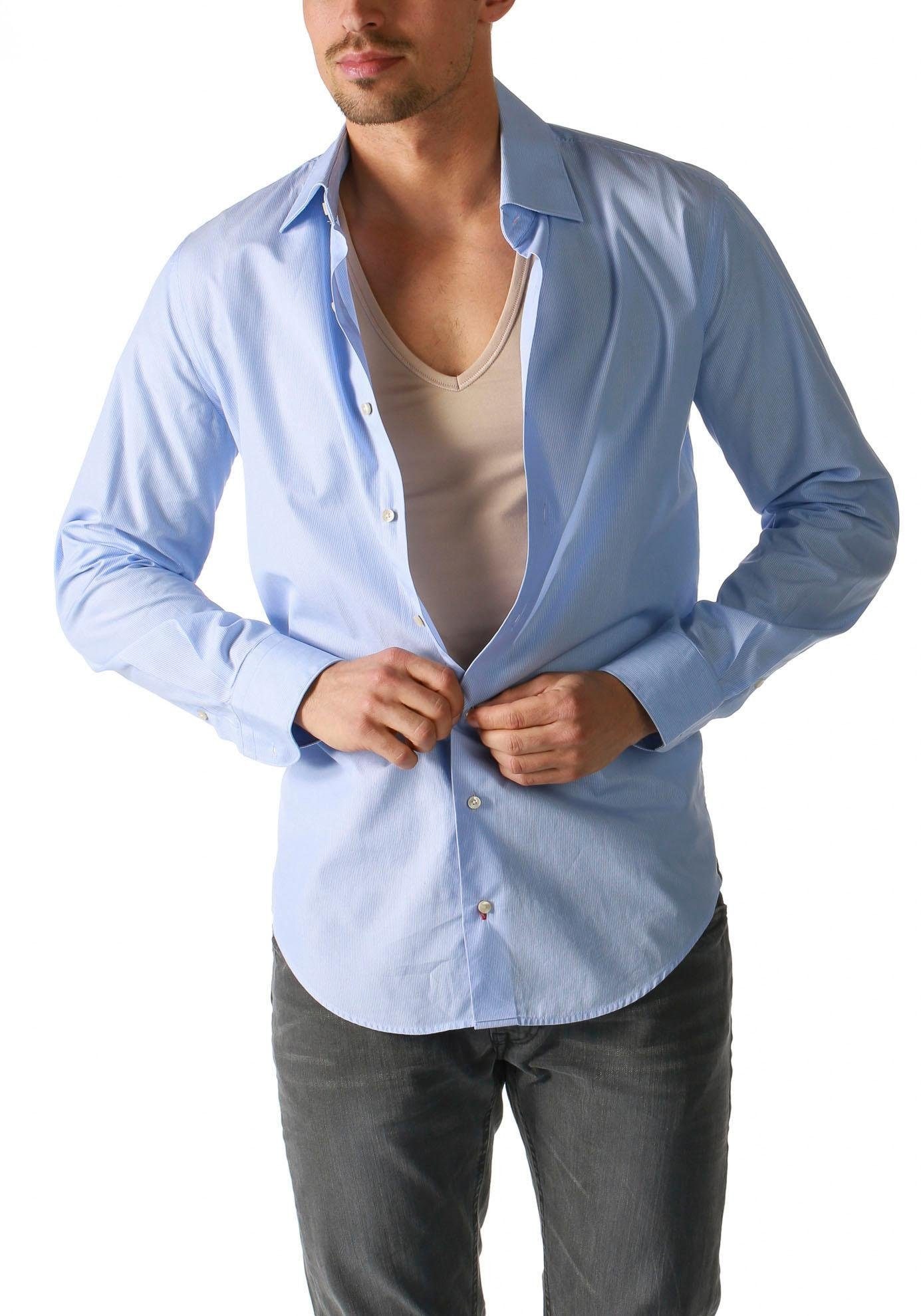 Mey Unterziehshirt »DRY COTTON FUNCTIONAL«, Kurzarm, tiefem V-Ausschnitt, Single Jersey, mit extra-langem Rücken