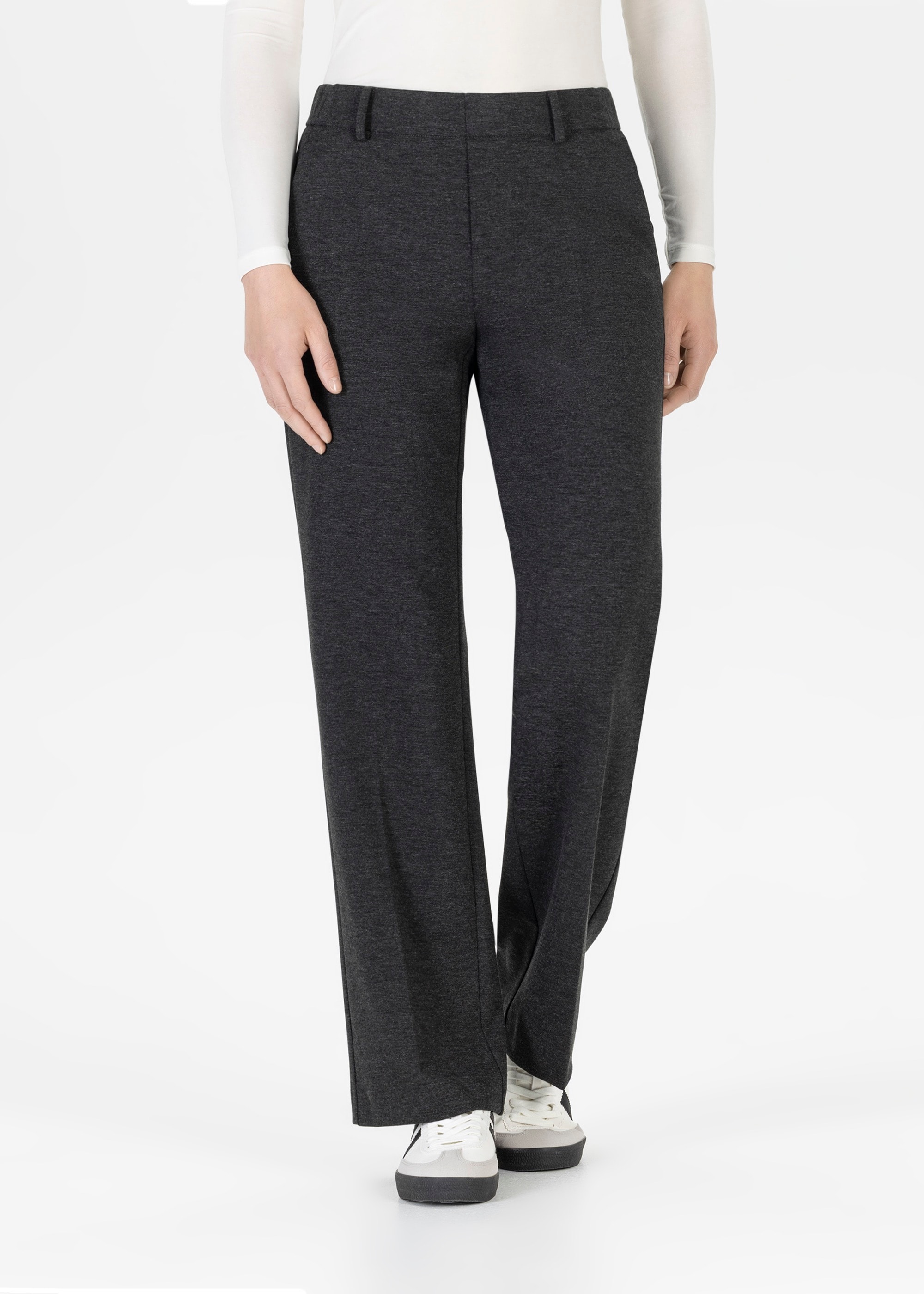 Image of Stehmann Jerseyhose "Fenja2-780" im Straight Fit, mit Bügelfalte