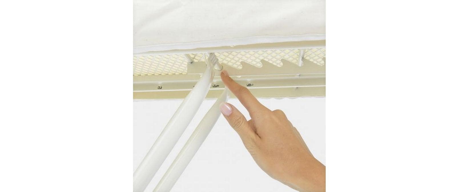 Brabantia Planche à repasser »mit Dampfstationsablage 134340 Morning Breeze«