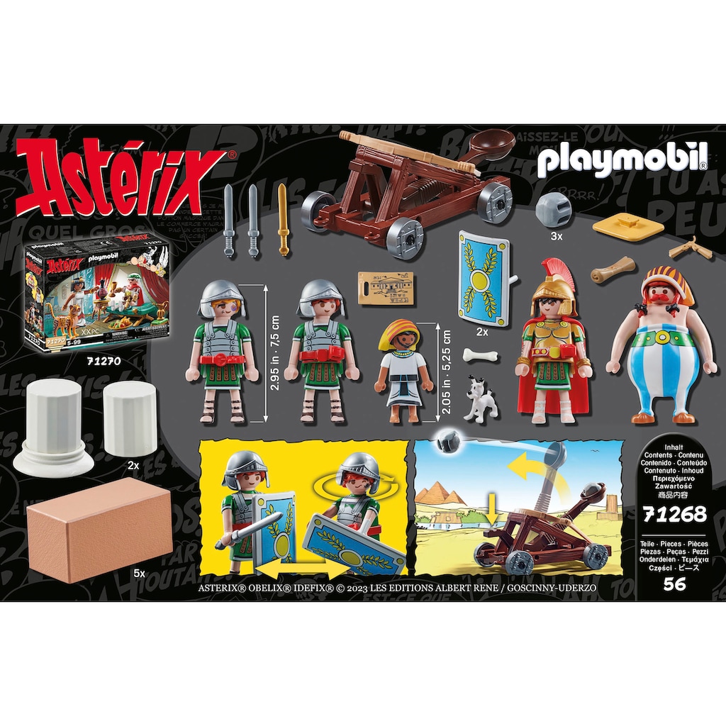 Playmobil® Konstruktions-Spielset »Numerobis und die Schlacht um den Palast (71268), Asterix«, (56 St.)