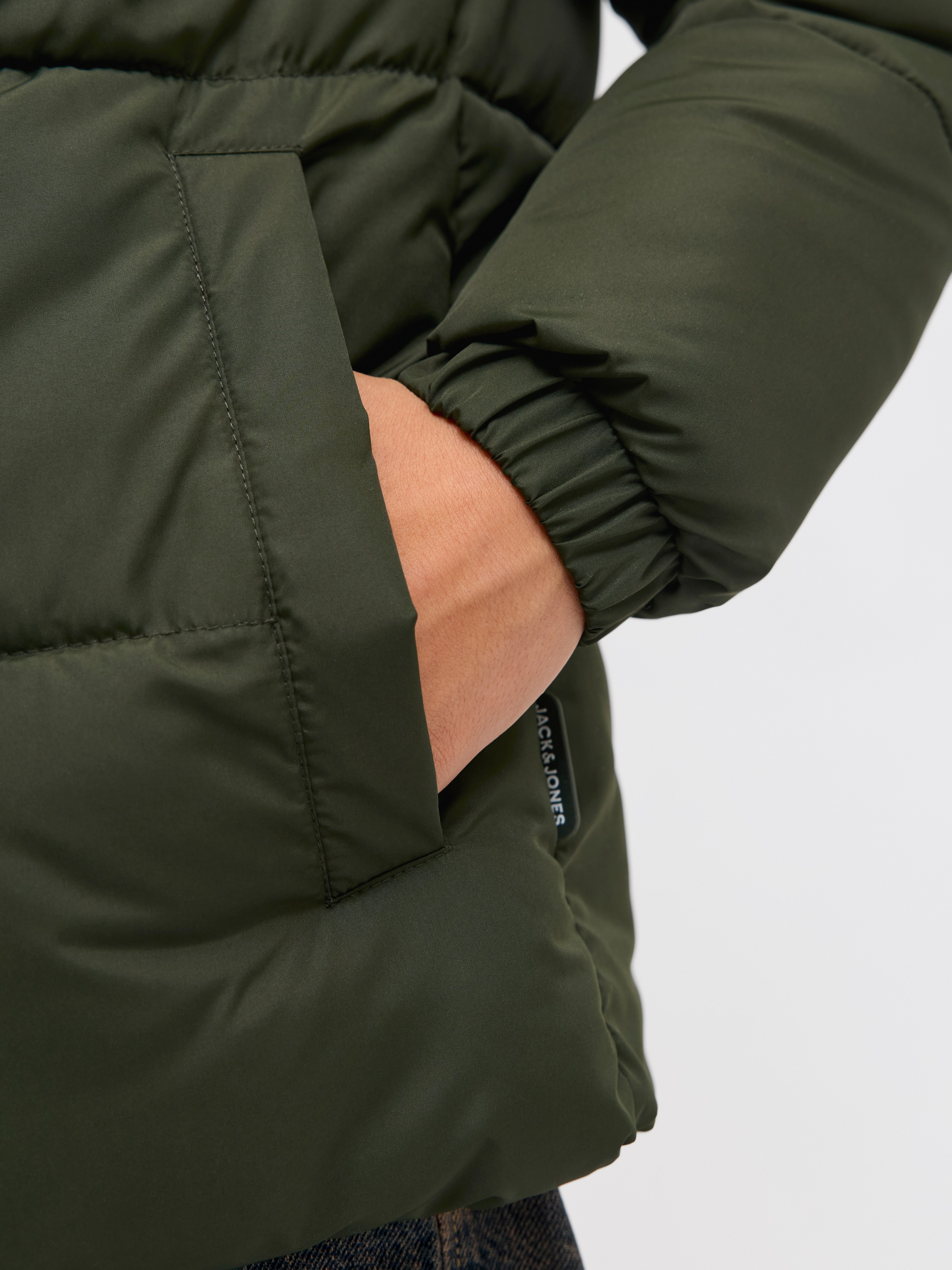 Jack & Jones Junior Veste matelassée »JJMAZE PUFFER COLLAR JNR« ohne Kapuze