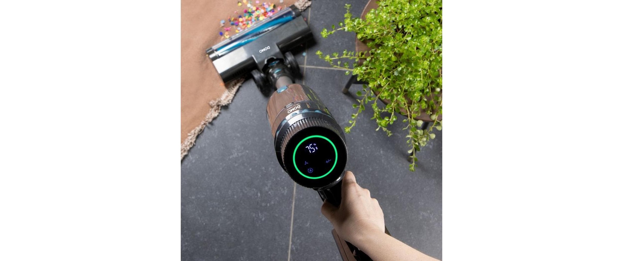 Domo Aspirateur à main et à manche sans fil »DO244SV«