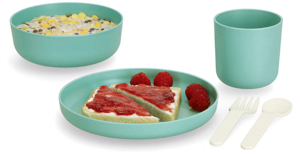 Image of Zeller Present Kindergeschirr-Set (je 1 Teller, Schüssel, Tasse, Gabel, Löffel)