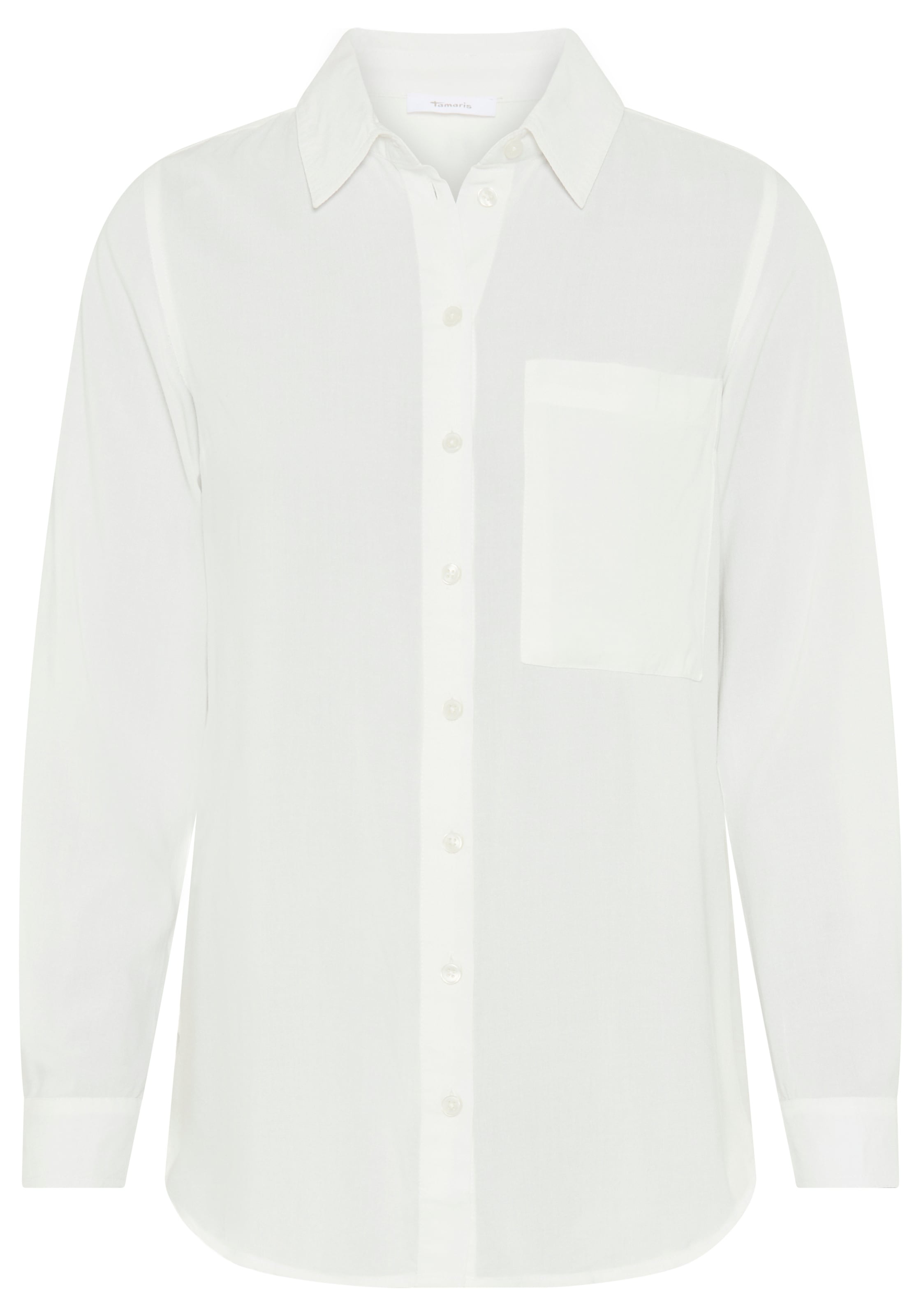 Tamaris Hemdbluse im Oversize-Look mit Taschen
