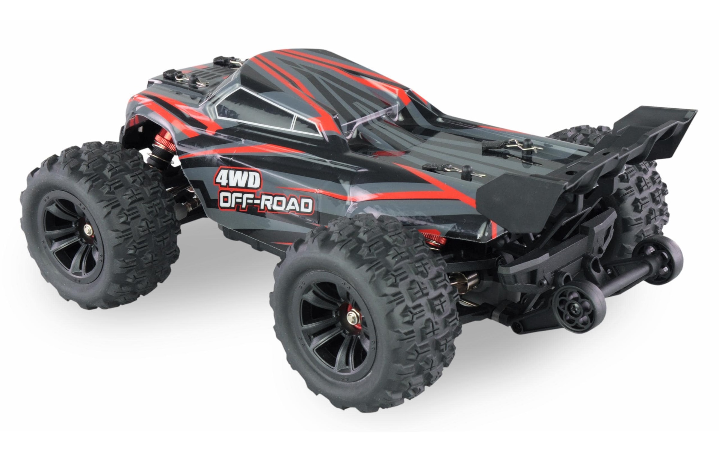 Amewi RC-Auto »Truggy Hyper GO Brushless 4WD, Schwarz/Rot, RTR«