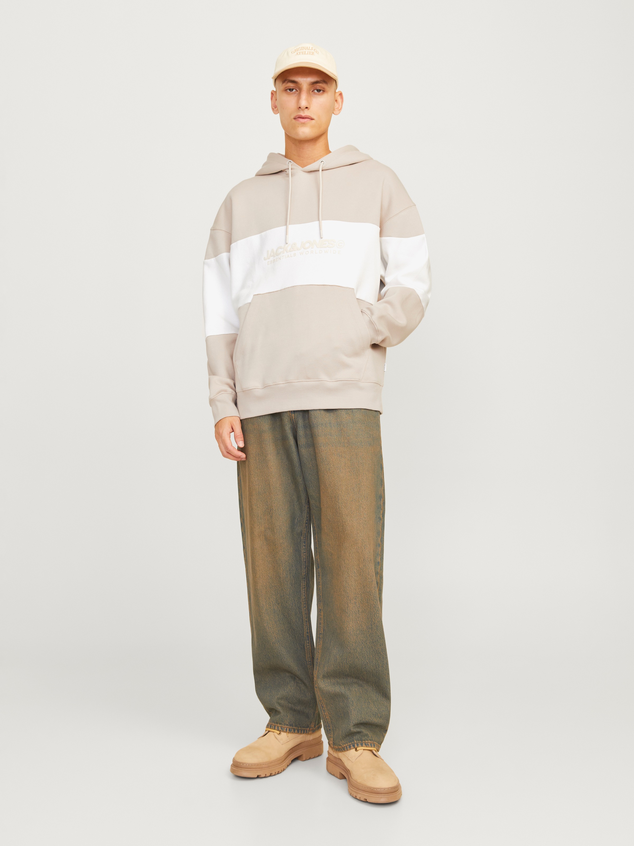 Jack & Jones Kapuzensweatshirt »JJELEGACY BLOCKING SWEAT HOOD NOOS«