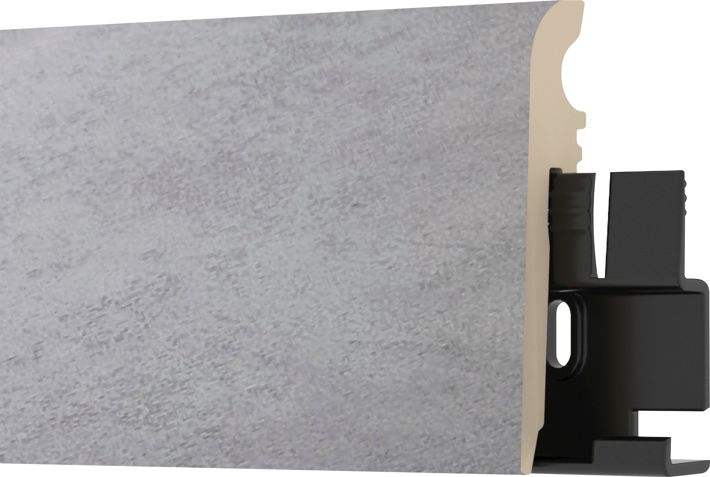 Image of Arbiton Sockelleiste »TORE 60 Tokio«, (Set, 2 St., 2 Stück á 2,20m), Concrete, Hochwertige Designleiste für Vinyl bei Ackermann Versand Schweiz