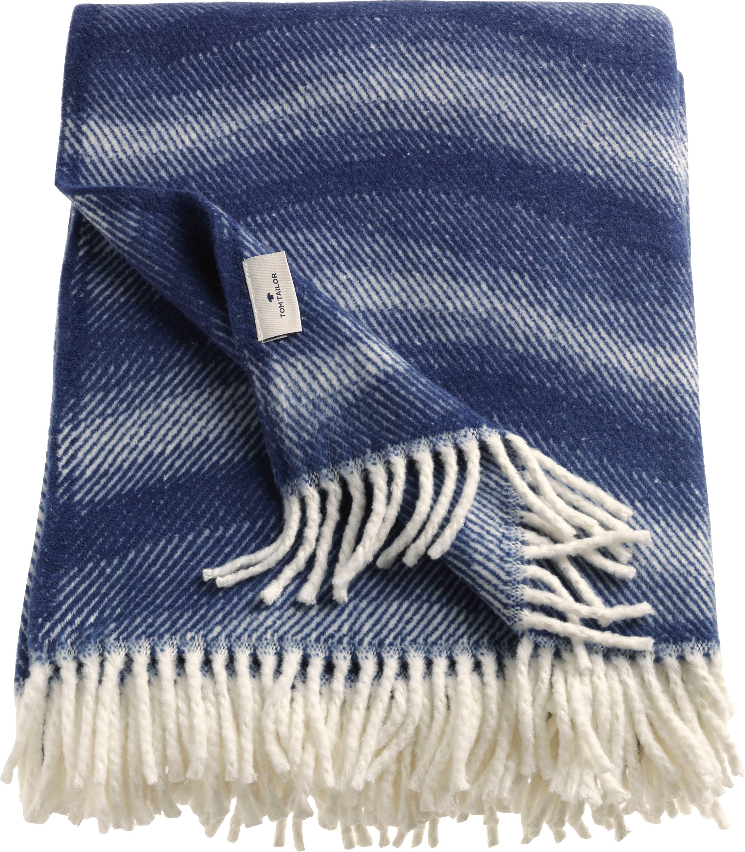 Image of TOM TAILOR Wohndecke »Waves«, mit gedrehten Fransen, Kuscheldecke bei Ackermann Versand Schweiz