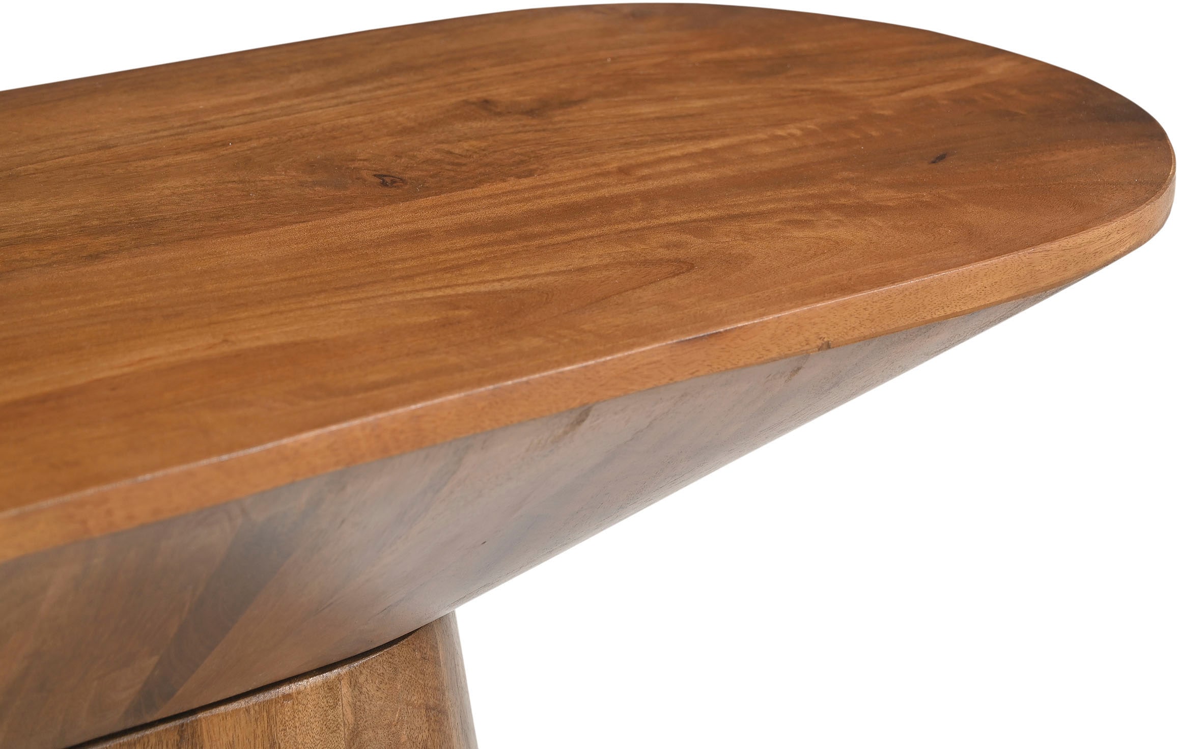 SIT Konsolentisch »Montreal oval aus massivem Mangoholz mit Sockelfuss« Ovale 120-cm-Platte & ovaler Sockelfuss aus massivem Mangoholz