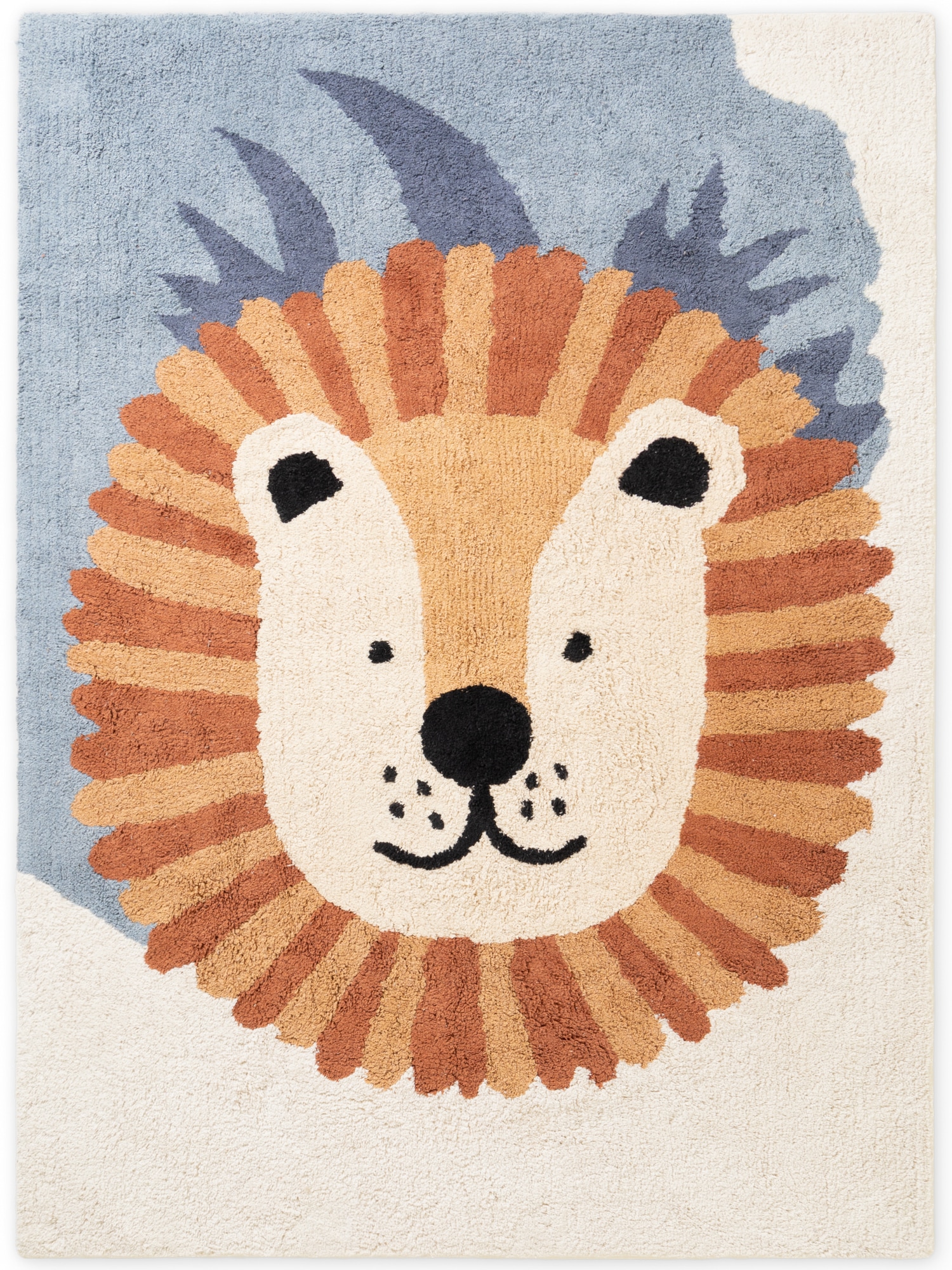 HANSE Home Tapis pour enfants »Samba« Rectangulaire 10 mm Höhe lavable, fait main, doux, antidérapant, tapis de jeu pour chambre d'enfant