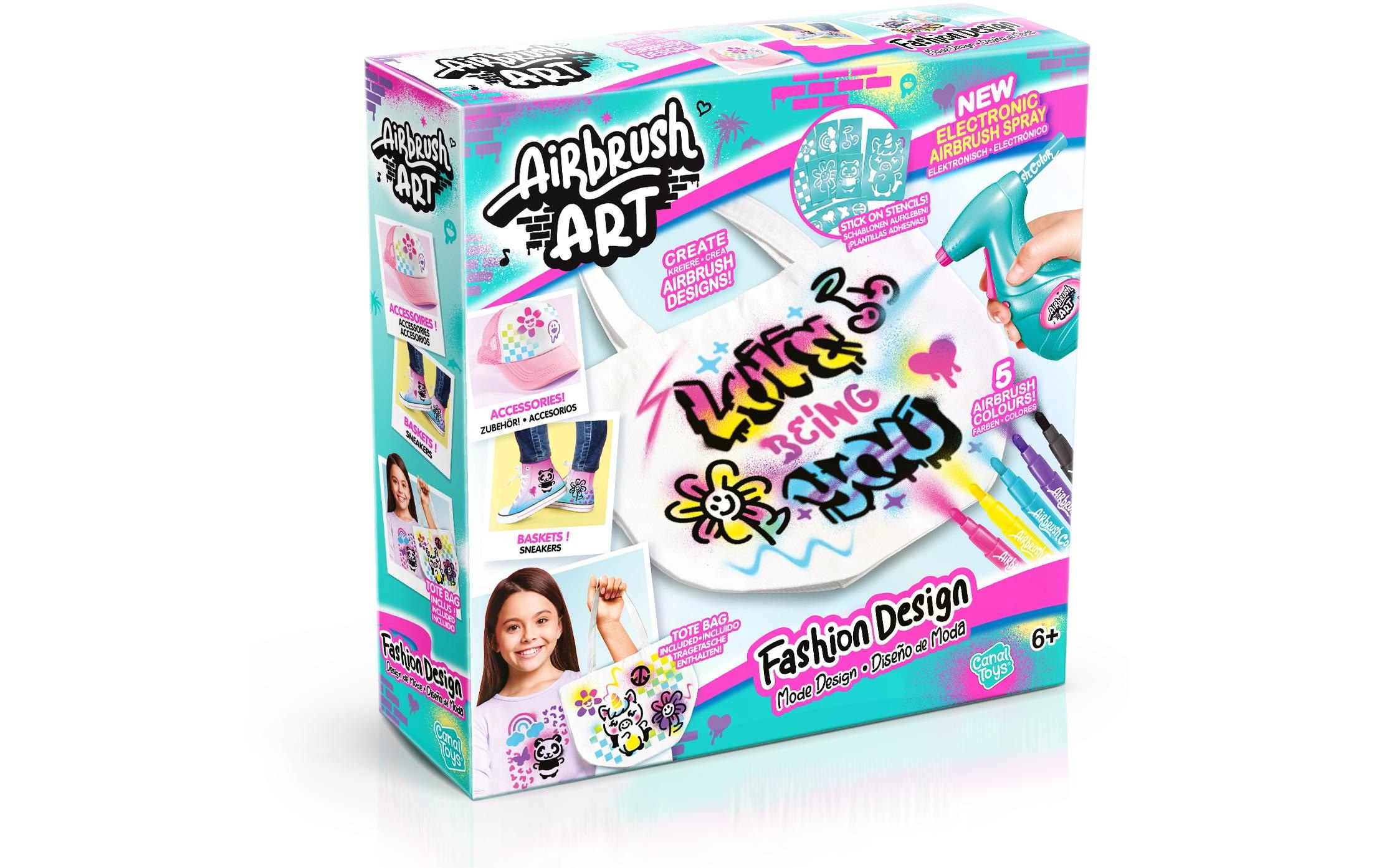 Kreativset »Canal Toys Airbrush Art Fashion Design Kit«