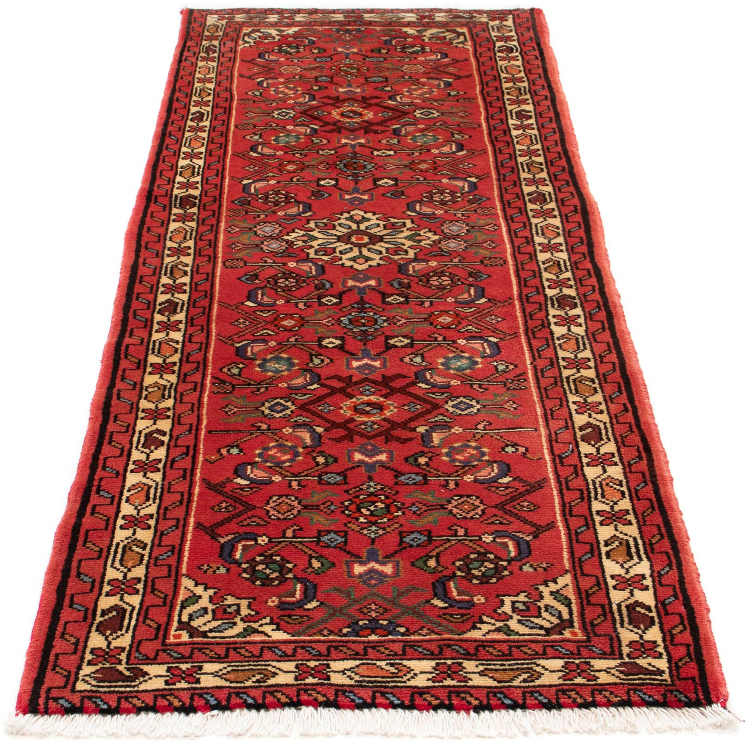 Image of morgenland Orientteppich »Perser - Nomadic - 205 x 75 cm - dunkelrot«, rechteckig, 10 mm Höhe, Wohnzimmer, Handgeknüpft, Einzelstück mit Zertifikat bei Ackermann Versand Schweiz