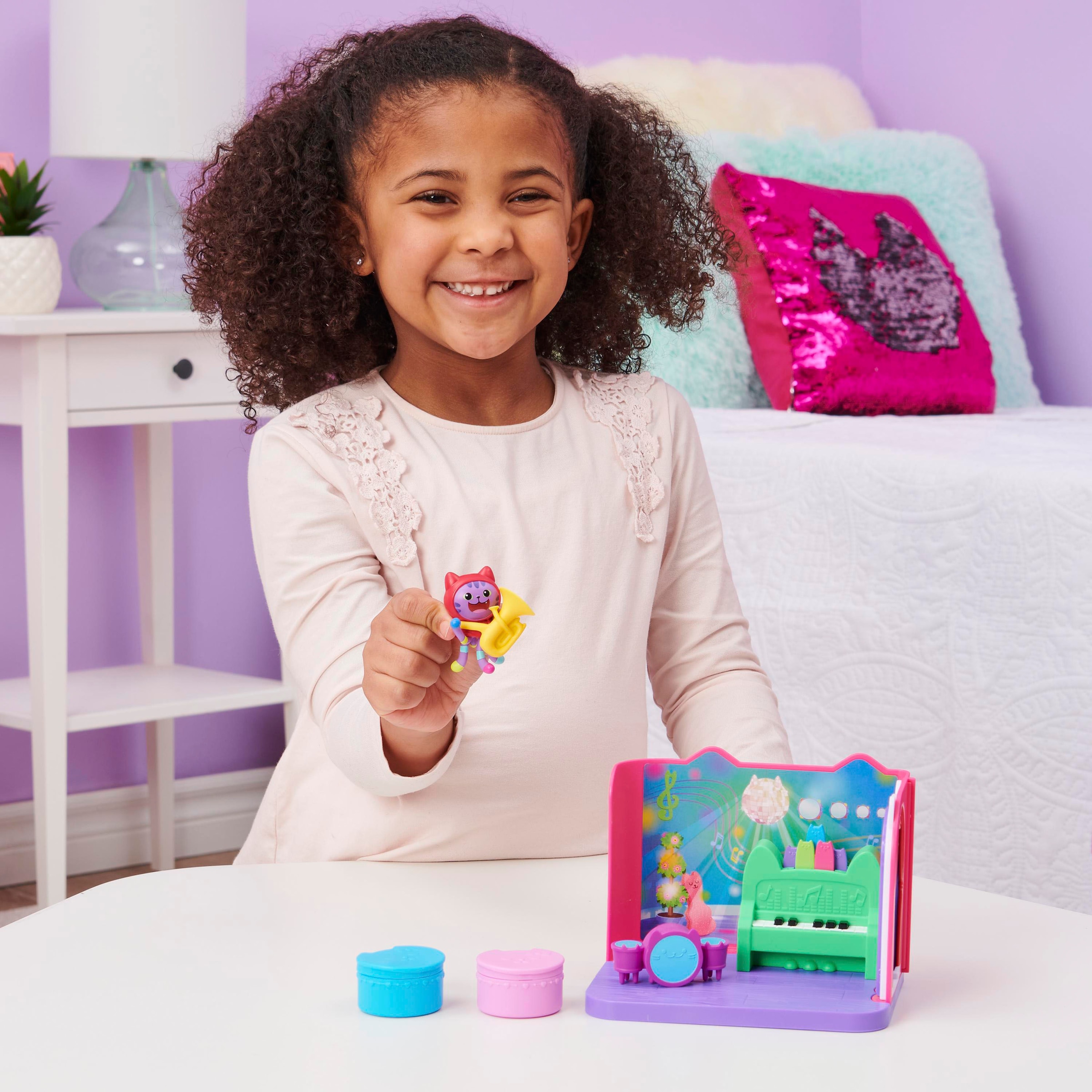 Spin Master Monde de jeu »Gabby's Dollhouse – Deluxe Room – DJ Catnip's Musikzimmer«