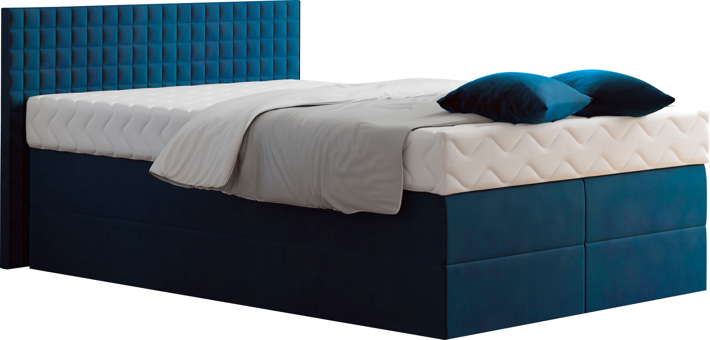 Westfalia Schlafkomfort Boxspringbett, mit Zierkissen, wahlweise mit Topper