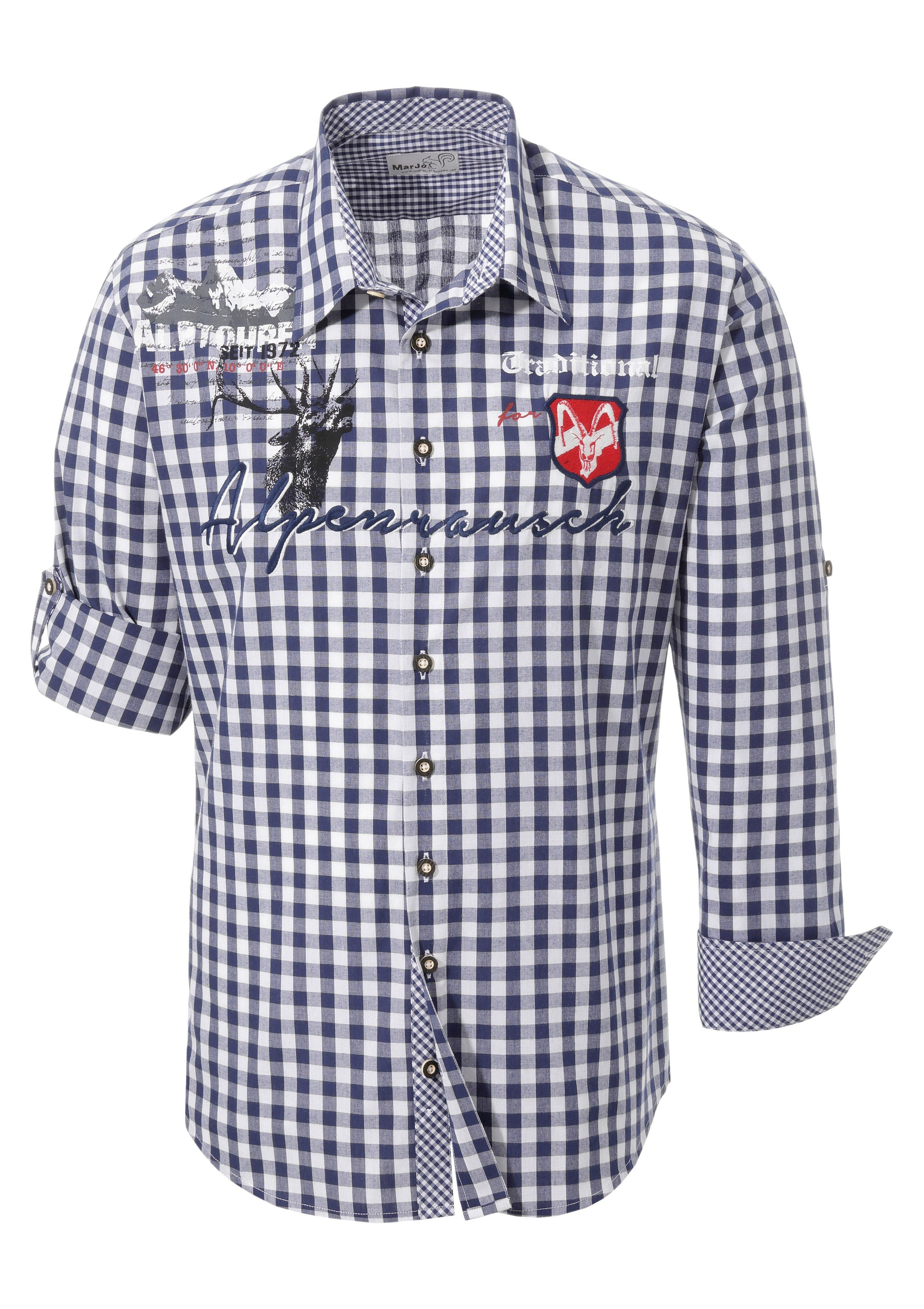 Image of MarJo Trachtenhemd, mit Aufdruck und Applikation bei Ackermann Versand Schweiz