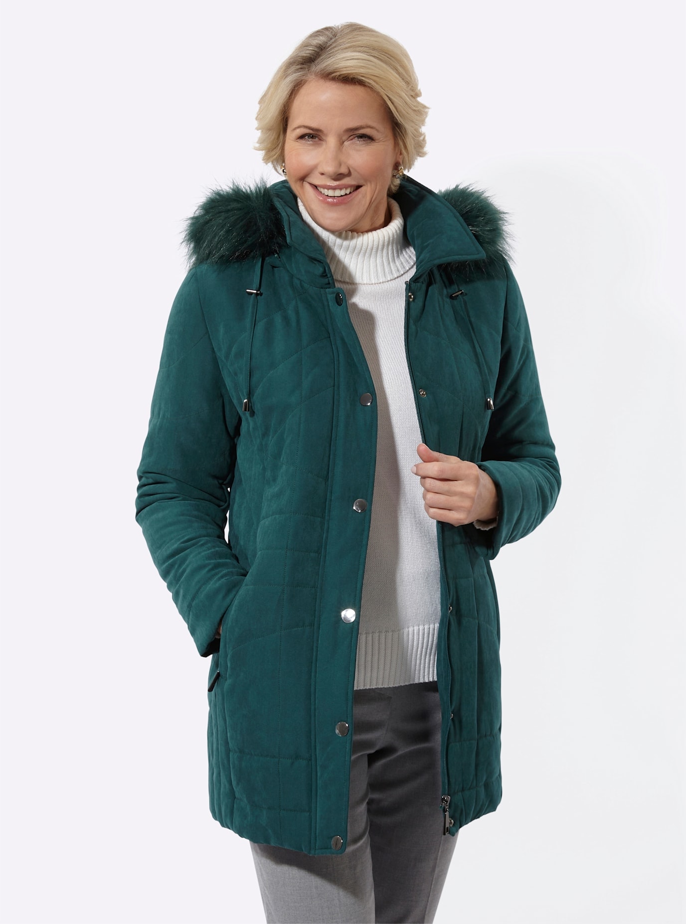 Image of Classic Steppjacke mit Kapuze