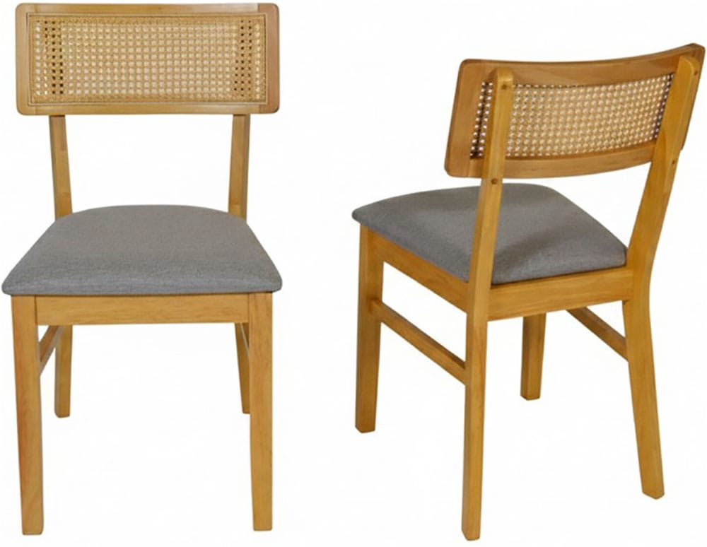 Jahnke Esszimmerstuhl »VIENNA SIT DUO« () Esszimmerstuhl (2er Set), Massivholz, gepolstert, bis 110 kg belastbar