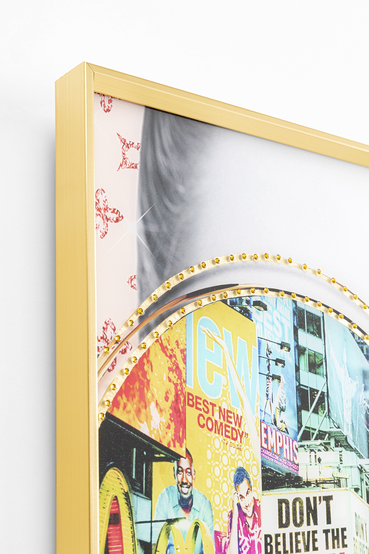 Kare Design Tableau avec cadre »Gerahmtes Bild Times Square View 80x80cm«