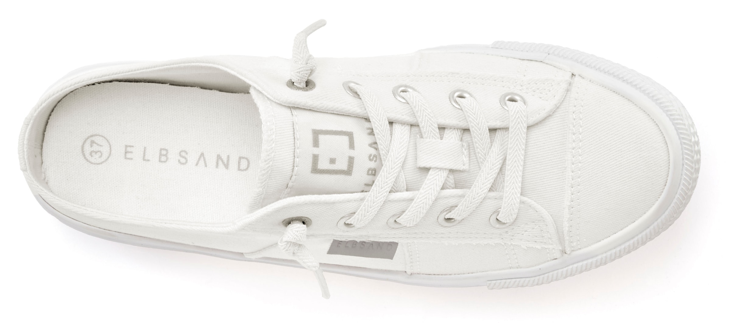 Elbsand Sneaker »Sabot, Clog, Freizeitschuh, Halbschuh, Stoffschuh,«, zum Reinschlüpfen Unisex VEGAN