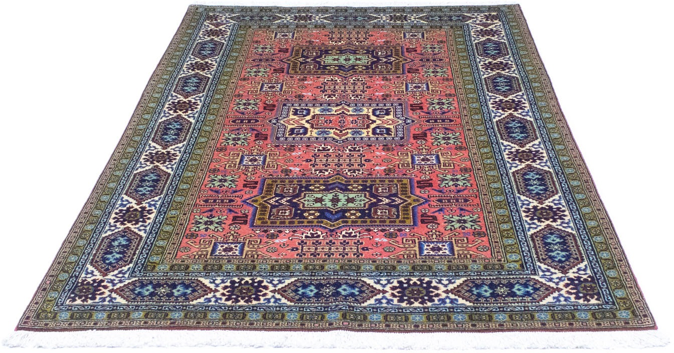 Image of morgenland Teppich »Ardebil Teppich handgeknüpft lachs«, rechteckig, 9 mm Höhe, handgeknüpft bei Ackermann Versand Schweiz