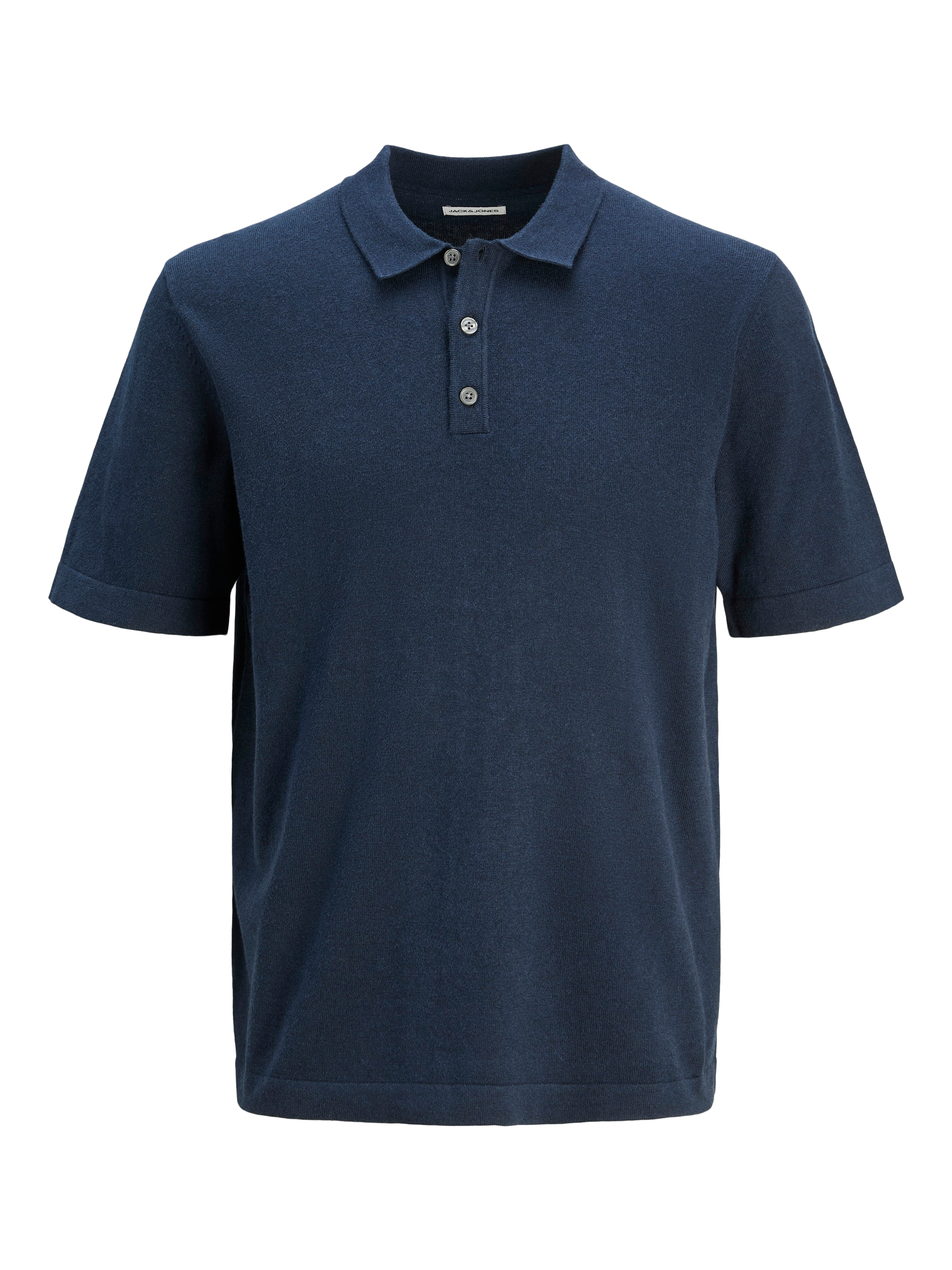 Jack & Jones Kurzarmpullover »JJEEMIL KNIT RELAXED POLO SS SN«, mit Polo Kragen