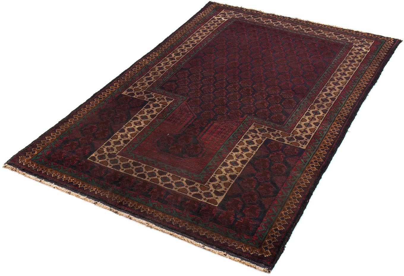 Image of morgenland Orientteppich »Belutsch - 137 x 88 cm - dunkelblau«, rechteckig, 8 mm Höhe, Wohnzimmer, Handgeknüpft, Einzelstück mit Zertifikat bei Ackermann Versand Schweiz