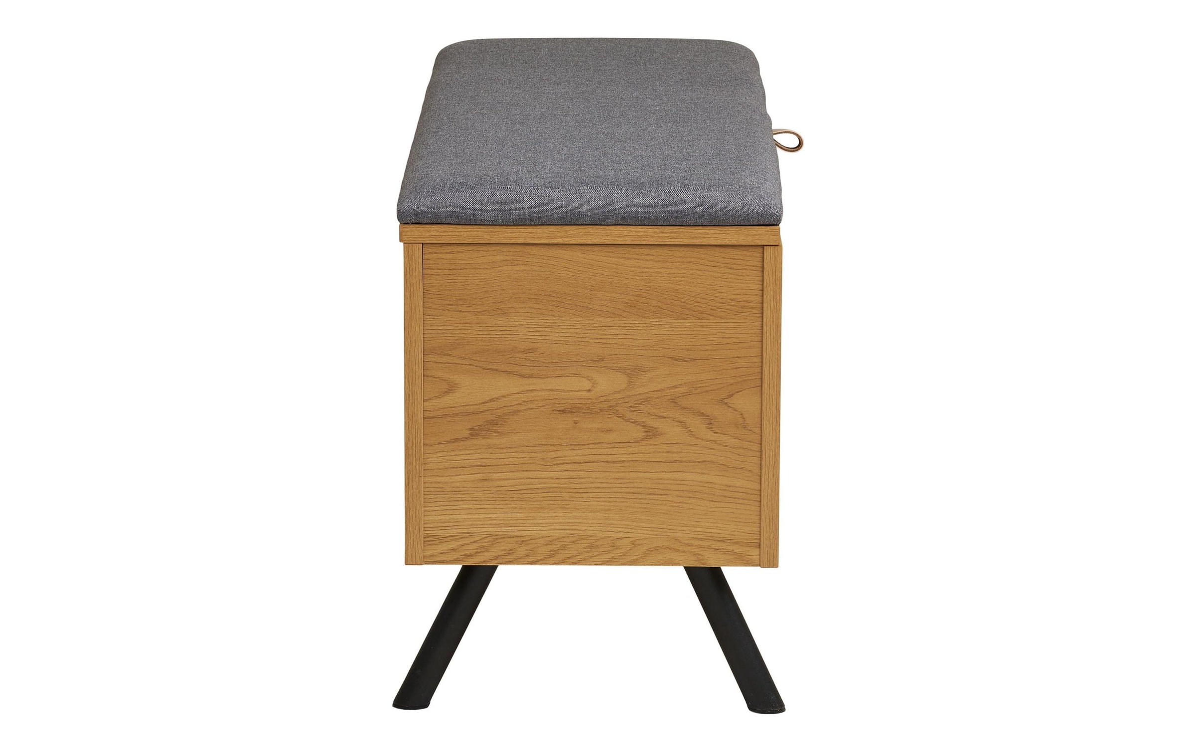 House Nordic Sitzbank »Barco Bench mit Stauraum 33 x 92 x 48 cm« Sitzbank im Eichenlook