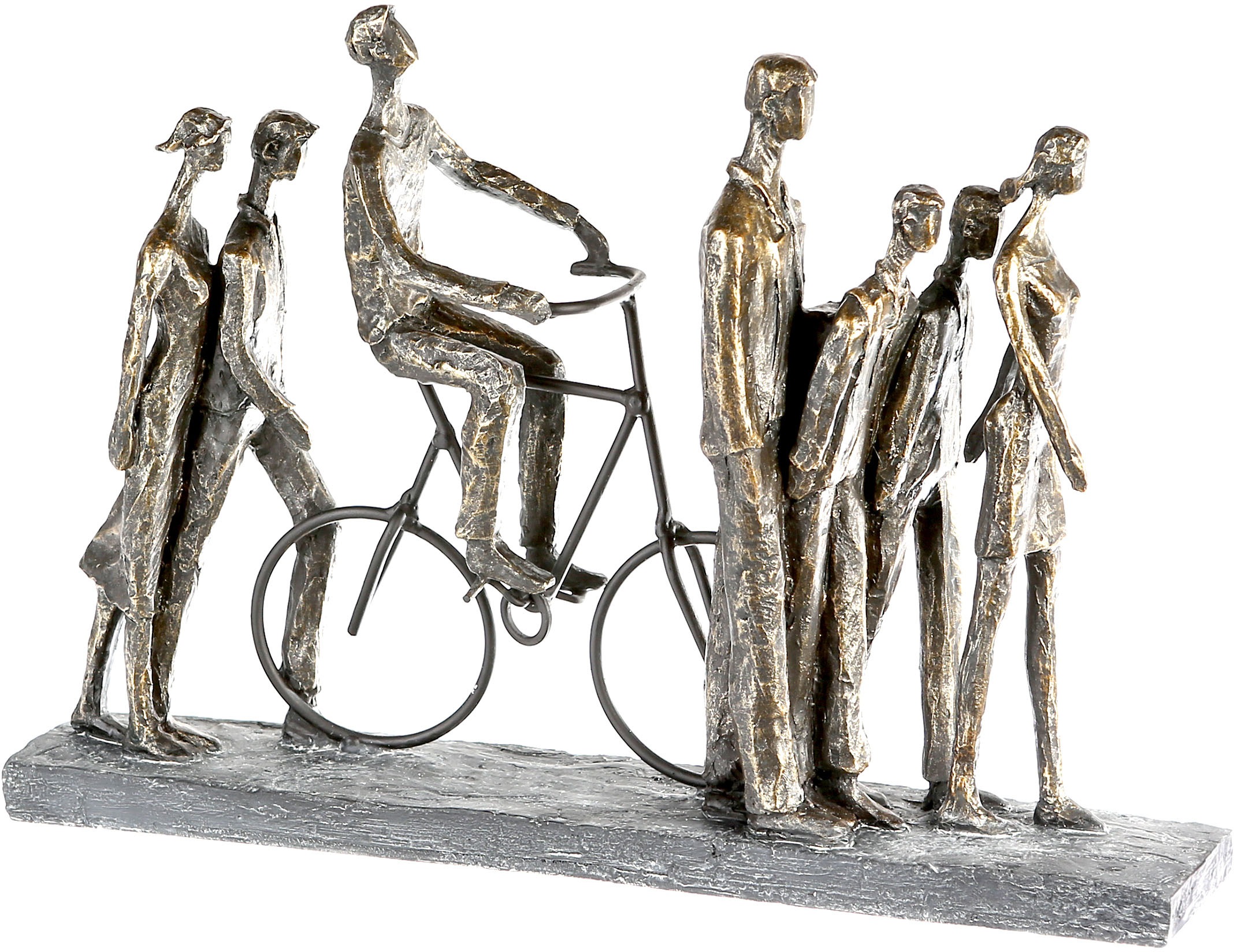 Image of Casablanca by Gilde Dekofigur »Skulptur In the City, bronzefarben/grau«, (1 St.), Dekoobjekt, Höhe 29, Wohnzimmer bei Ackermann Versand Schweiz