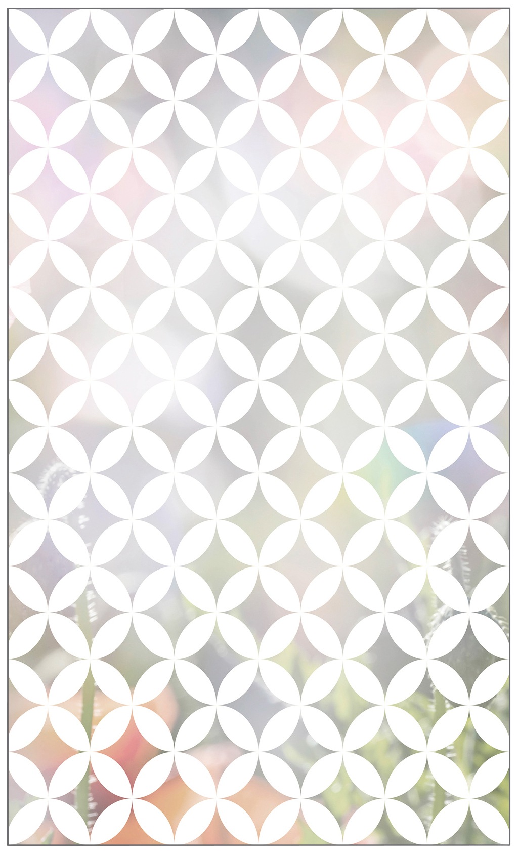 Image of MySpotti Fensterfolie »Look Chadi white«, halbtransparent, glattstatisch haftend, 60 x 100 cm, statisch haftend bei Ackermann Versand Schweiz