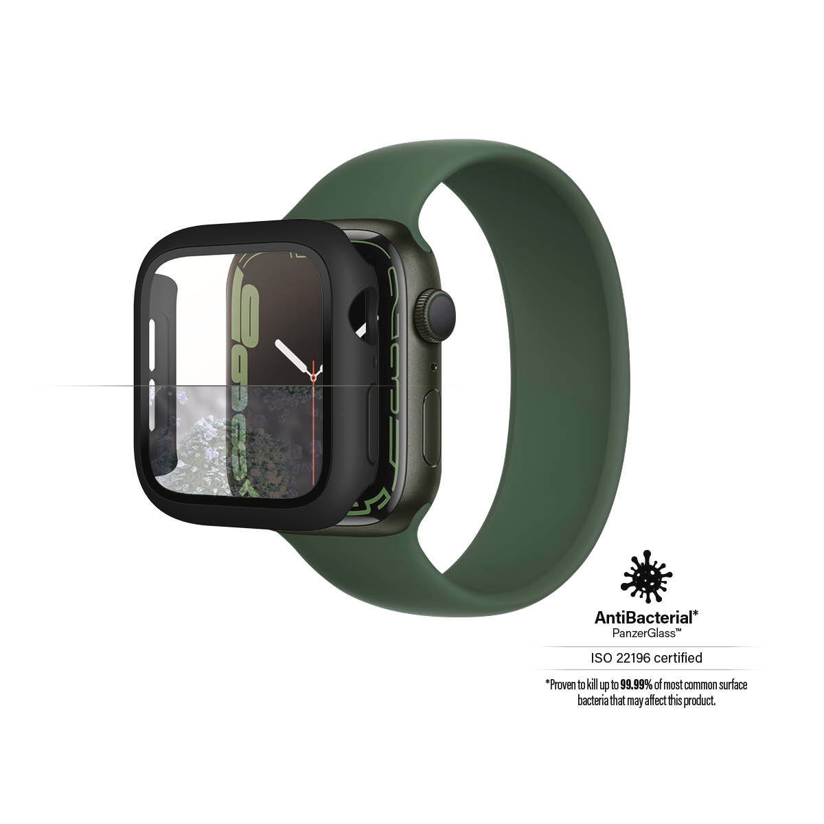 PanzerGlass Displayschutzglas »Full Body«, für Apple Watch 7 41mm-Apple Watch 8 41mm, passend für Apple Watch 7, 8 Series 41mm