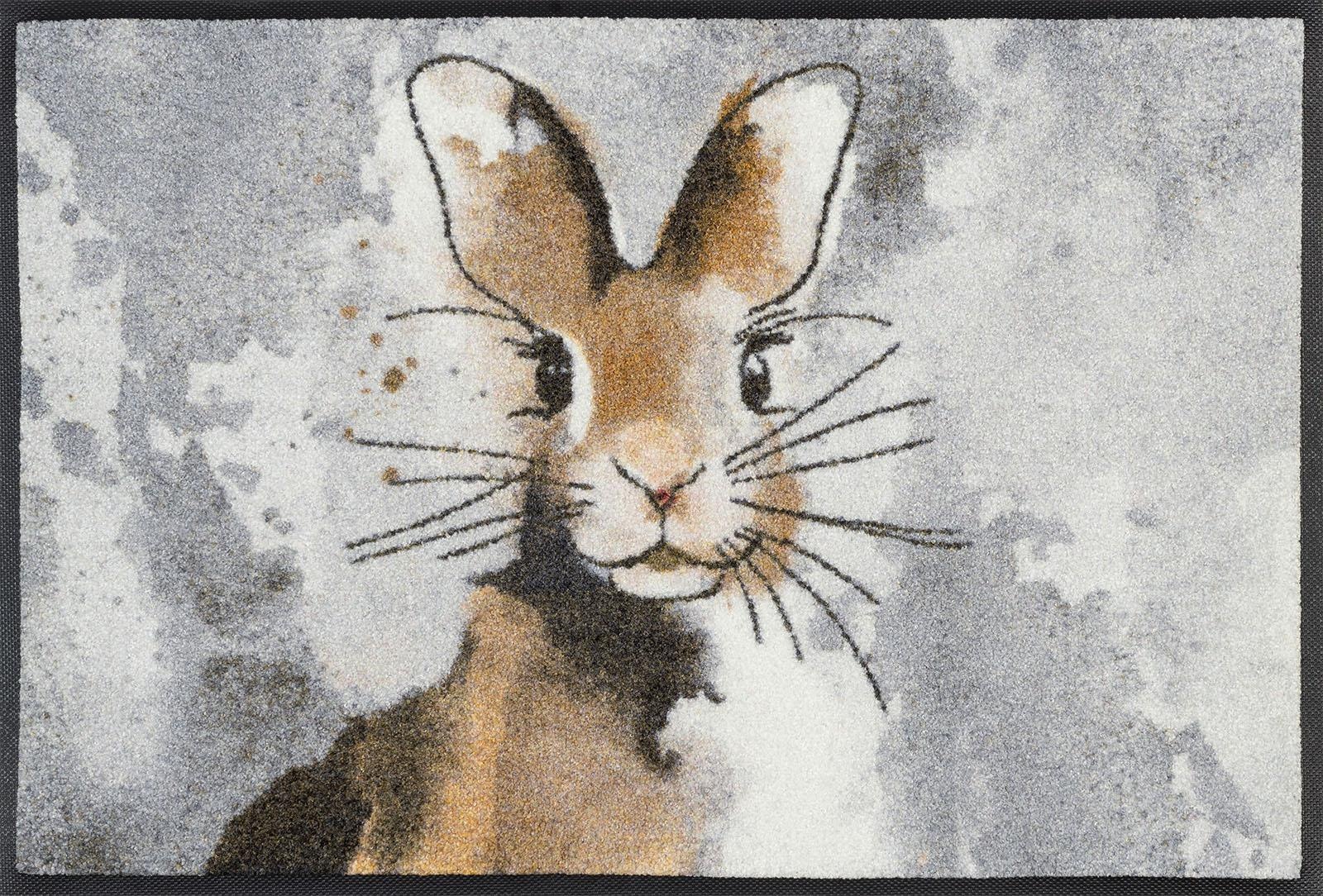 Image of wash+dry by Kleen-Tex Fussmatte »Hopps«, rechteckig, 7 mm Höhe, Schmutzfangmatte, rutschhemmend, In- und Outdoor geeignet, waschbar bei Ackermann Versand Schweiz