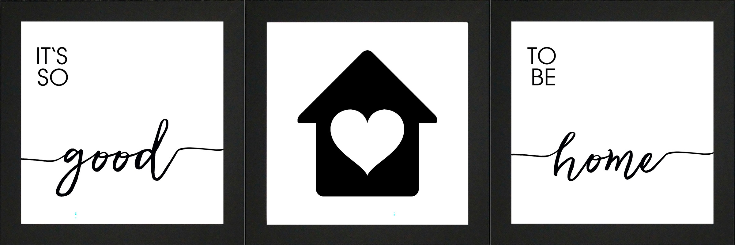 Image of Bönninghoff Bild mit Rahmen »good home«, (Set, 3 St.) bei Ackermann Versand Schweiz