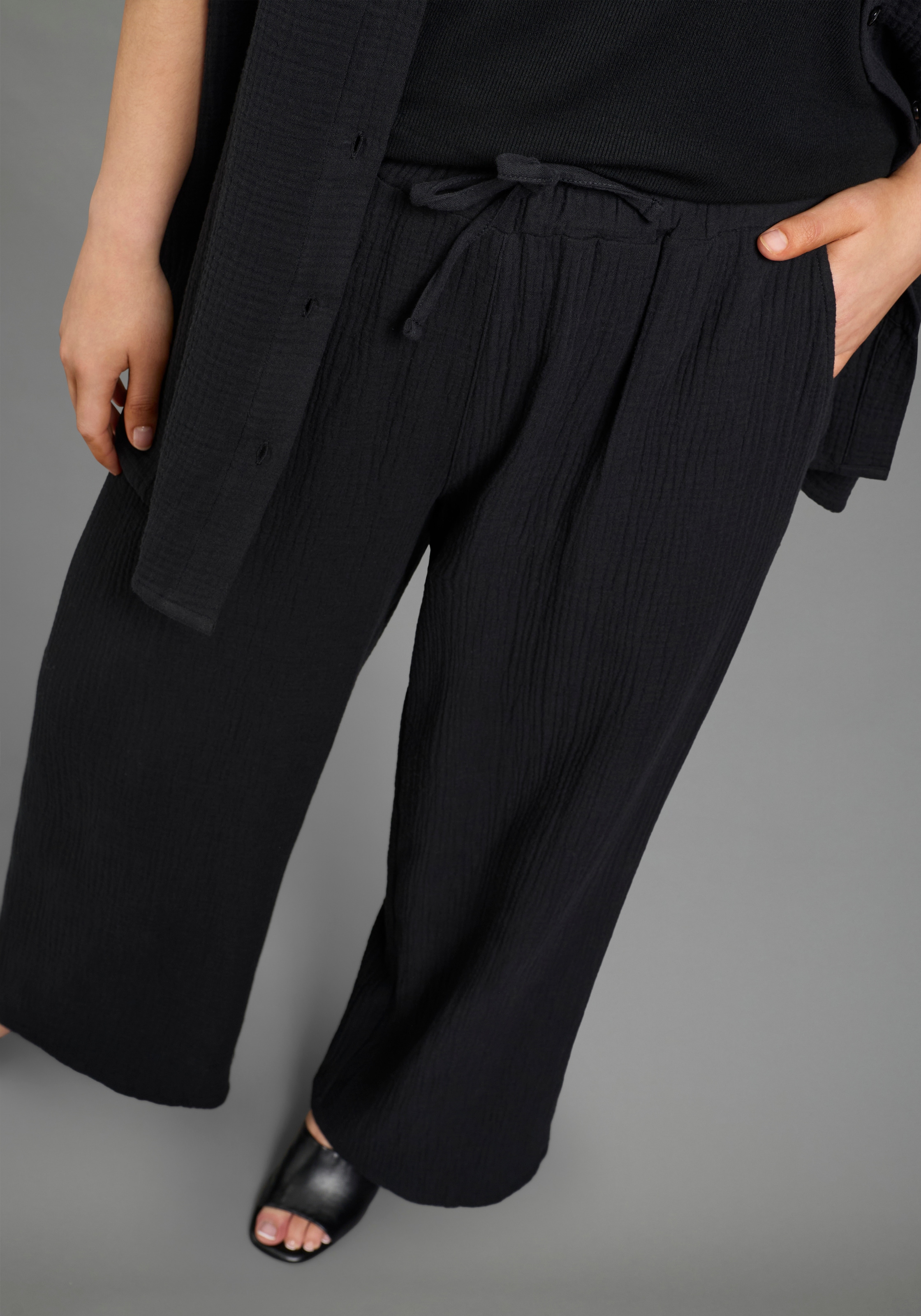 Laura Scott CURVE Pantalon à enfiler  mit bequemem Komfortbund