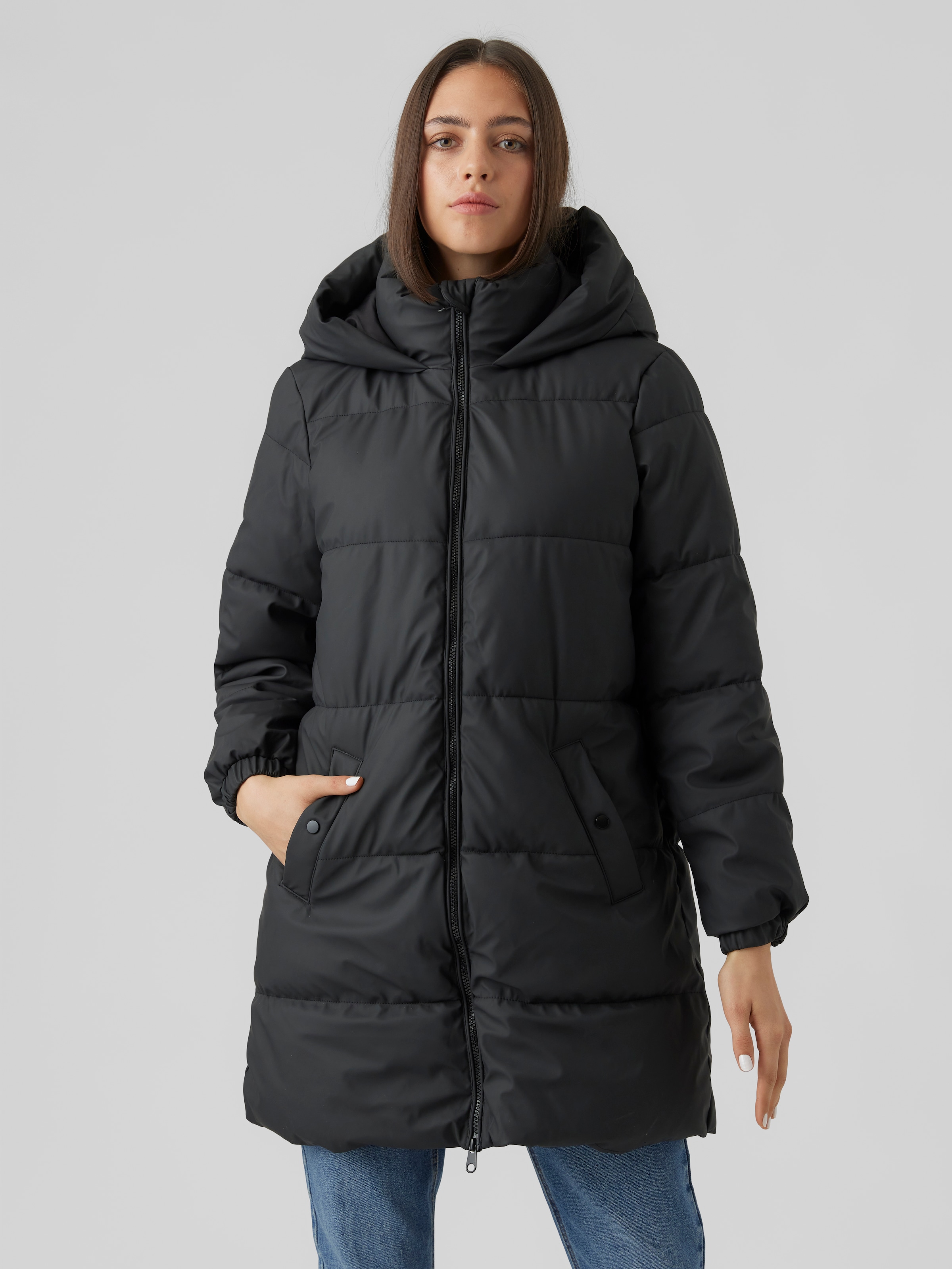 Image of Vero Moda Steppmantel "VMGRETAFIE 3/4 COATED JACKET NOOS"