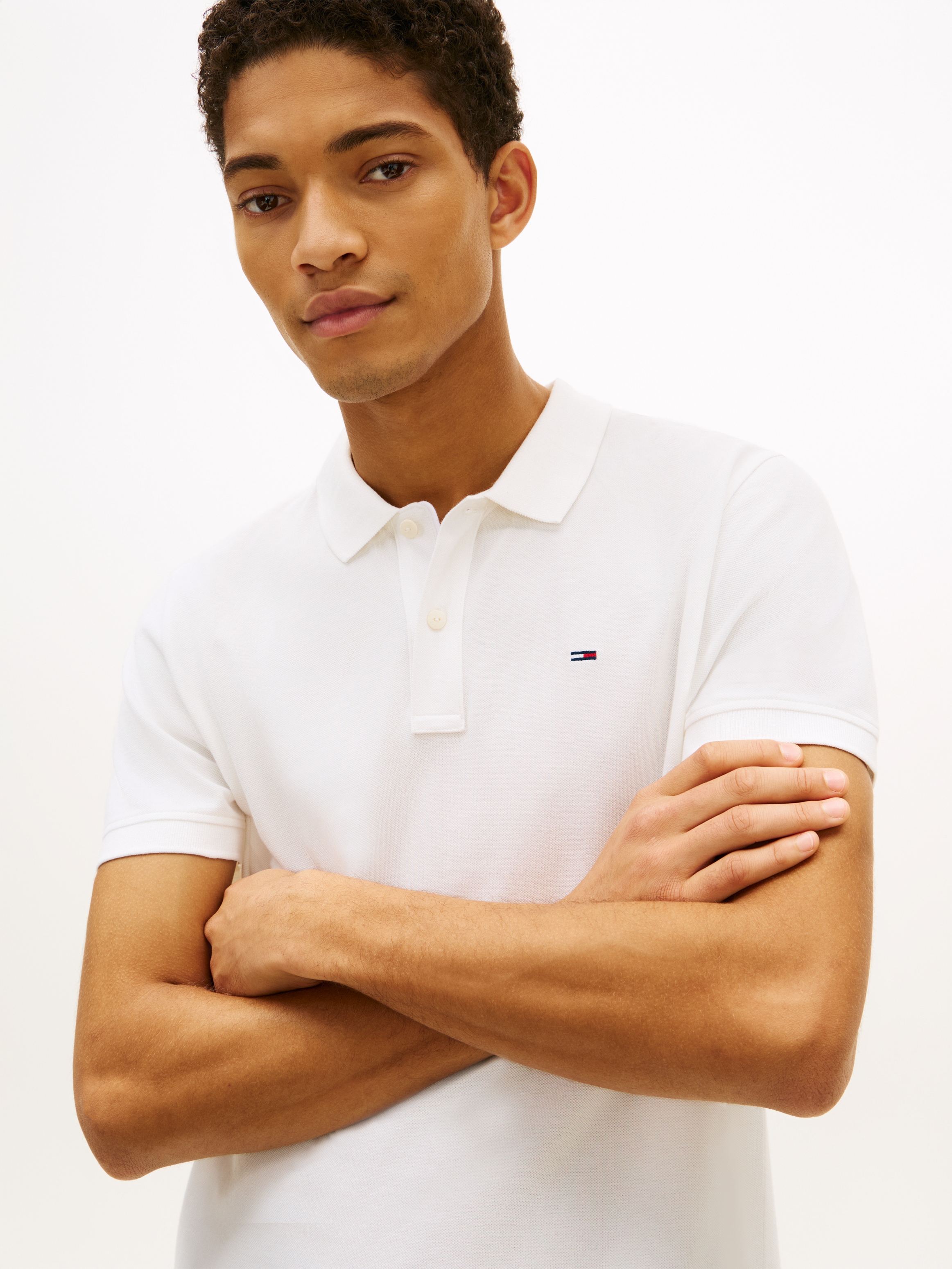 Tommy Jeans Poloshirt »TJM SLIM PLACKET POLO EXT«