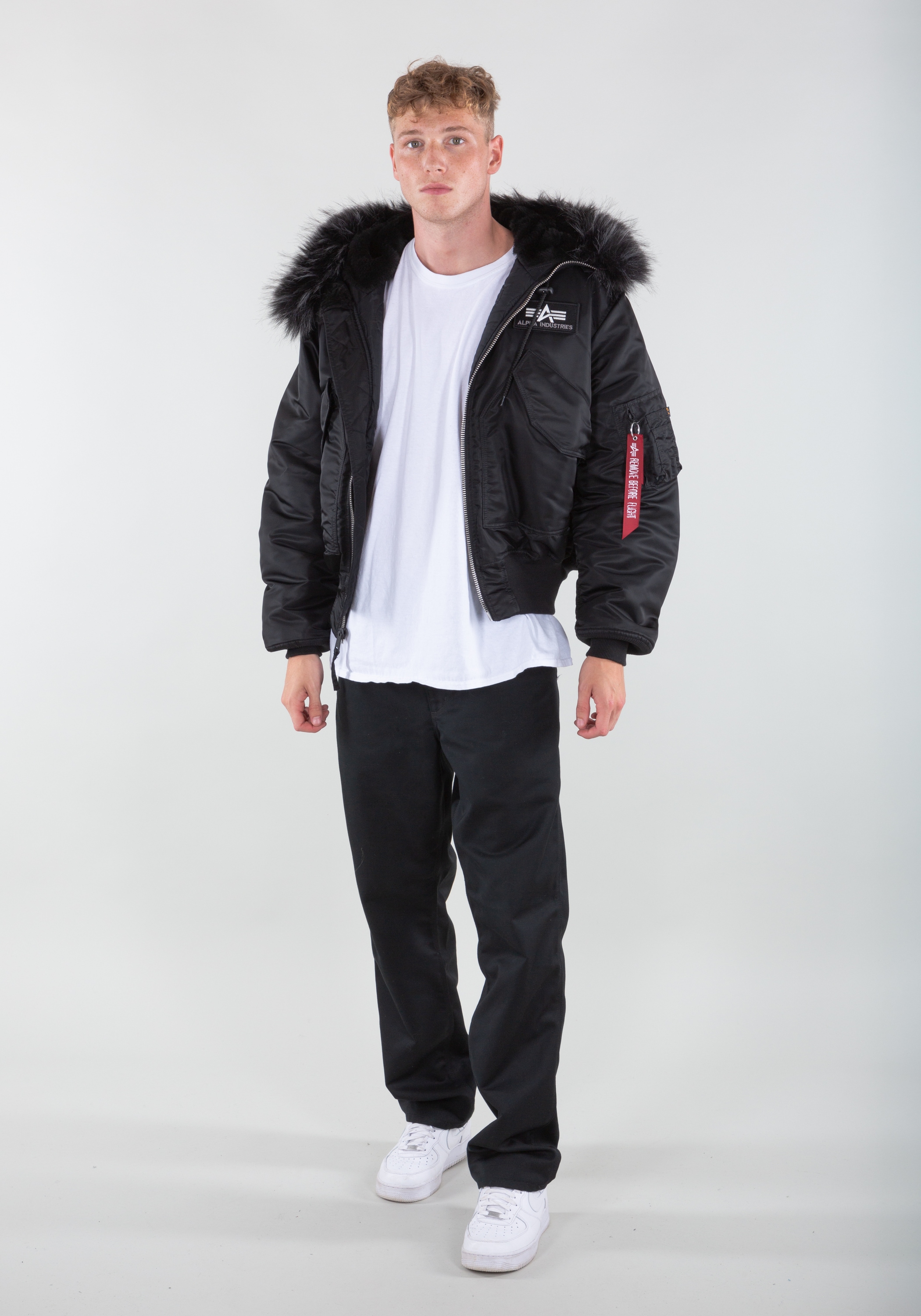 Alpha Industries Winterjacke »Alpha Industries Men - Bomber Jackets 45/P Hooded Custom«