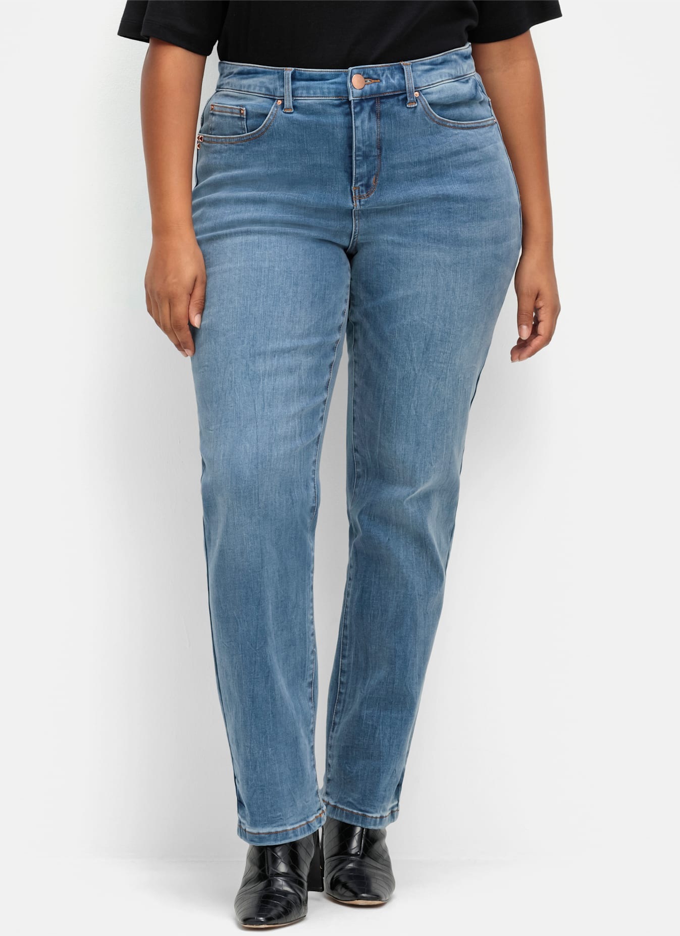 Sheego Bequeme Jeans, (1 tlg.)