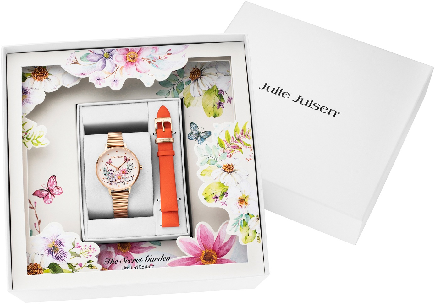 Julie Julsen Quarzuhr »Julie Julsen Secret Garden, JJW1199RGM«, (Set, 2 tlg., Uhr mit... kaufen
