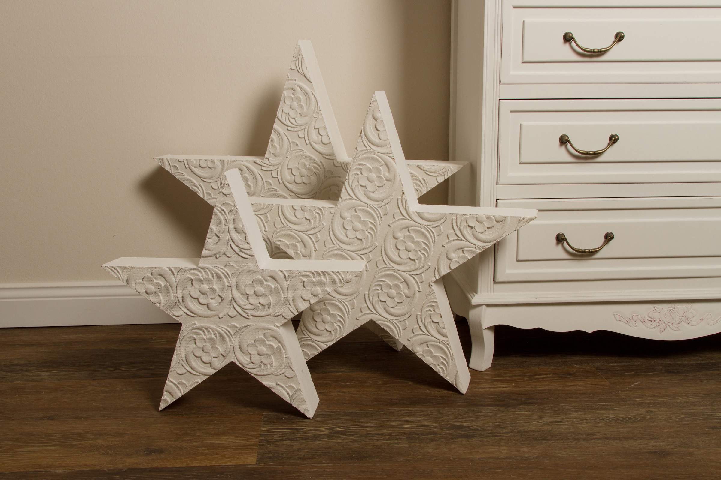 Myflair Möbel & Accessoires Étoile décorative »Weihnachtsstern, Rudolph, Weihnachtsdeko« aus Holz, in drei verschiedenen Grössen