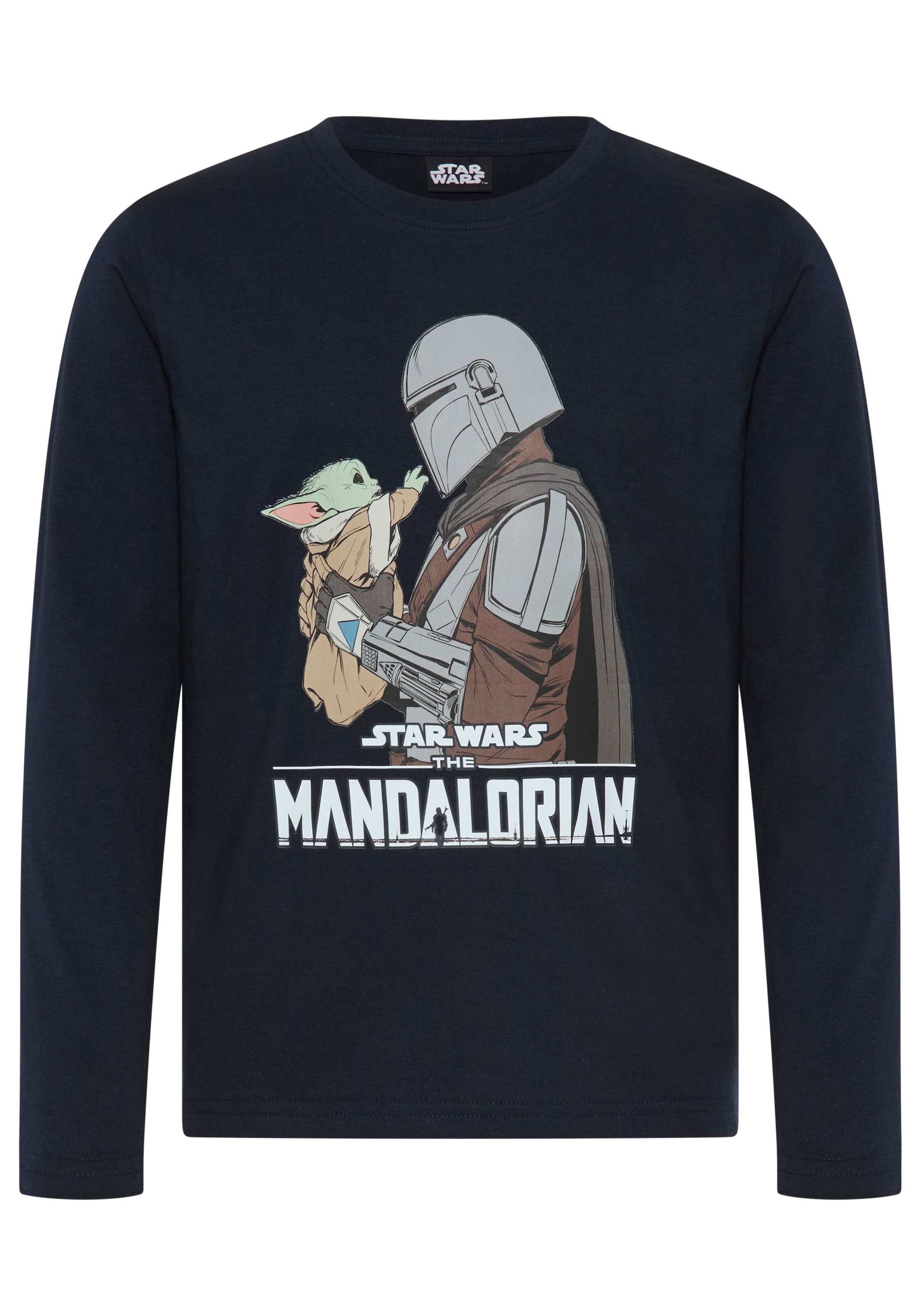 KIDSWORLD Langarmshirt »STAR WARS: MANDALORIAN Shirt, Disney« Disney-Shirt, normale Schnittform, Langarm, Basic-Stil