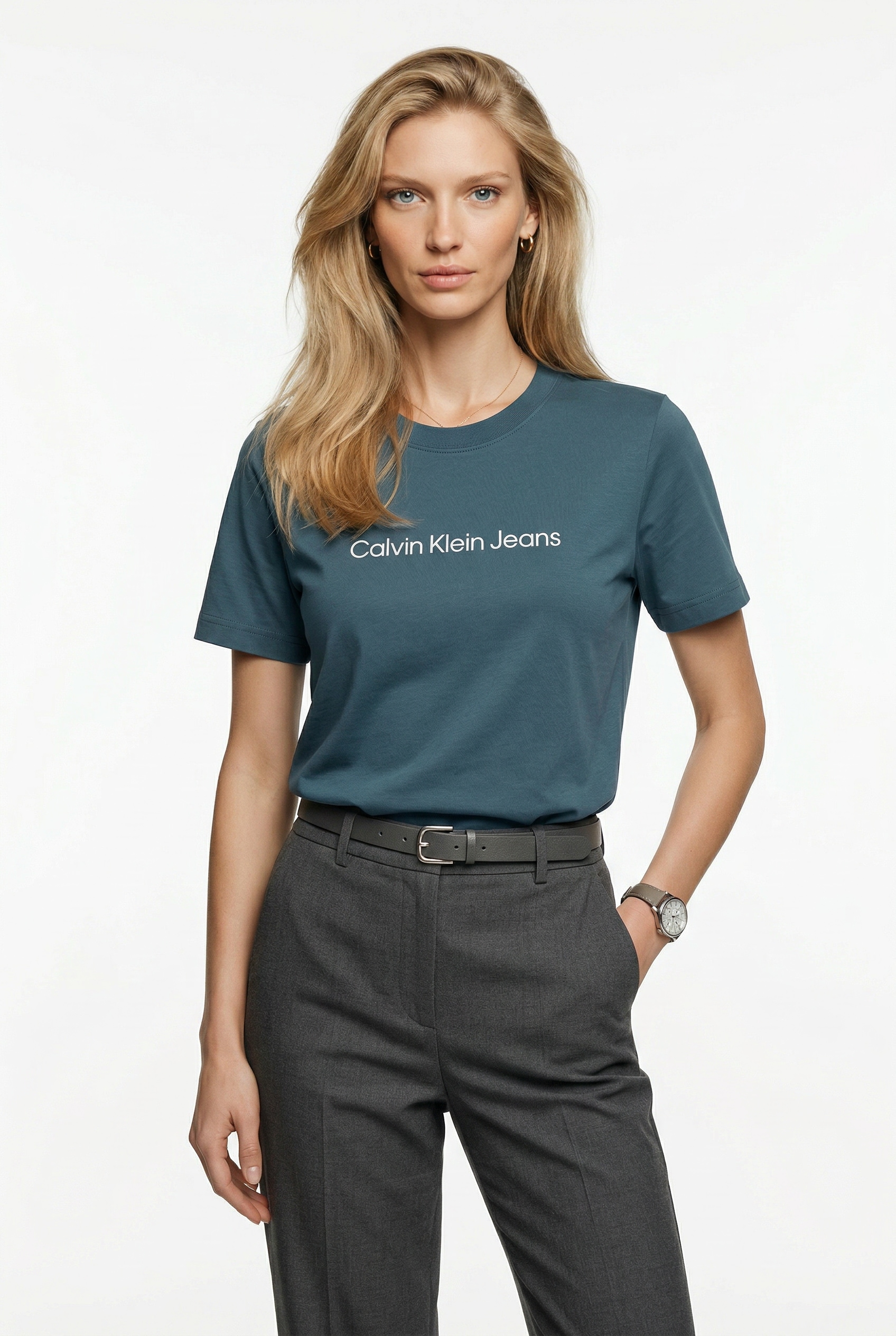 Calvin Klein Jeans T-shirt »A- INST. LOGO CLASSIC TEE SS« mit Logoschriftzug