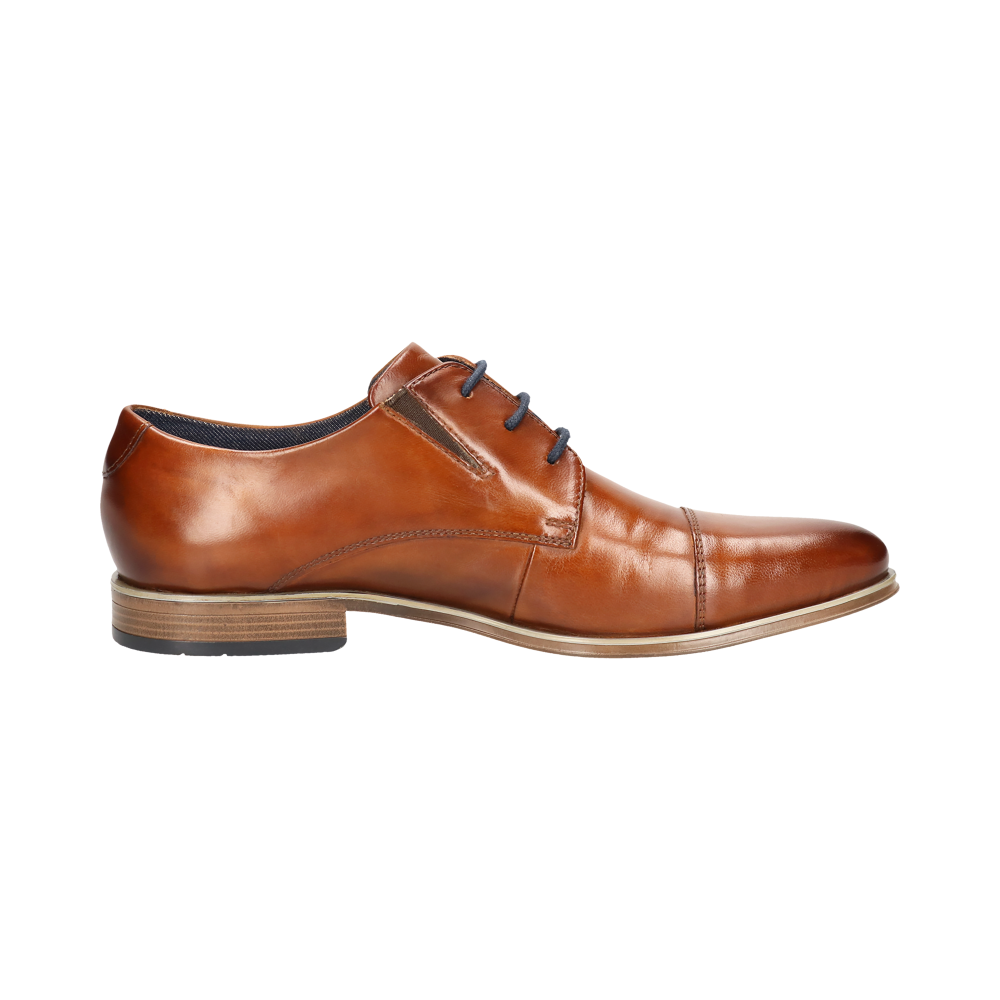bugatti Schnürschuh  Halbschuh, Business-Schnürer, Anzugschuh mit seitlichem Logoschriftzug